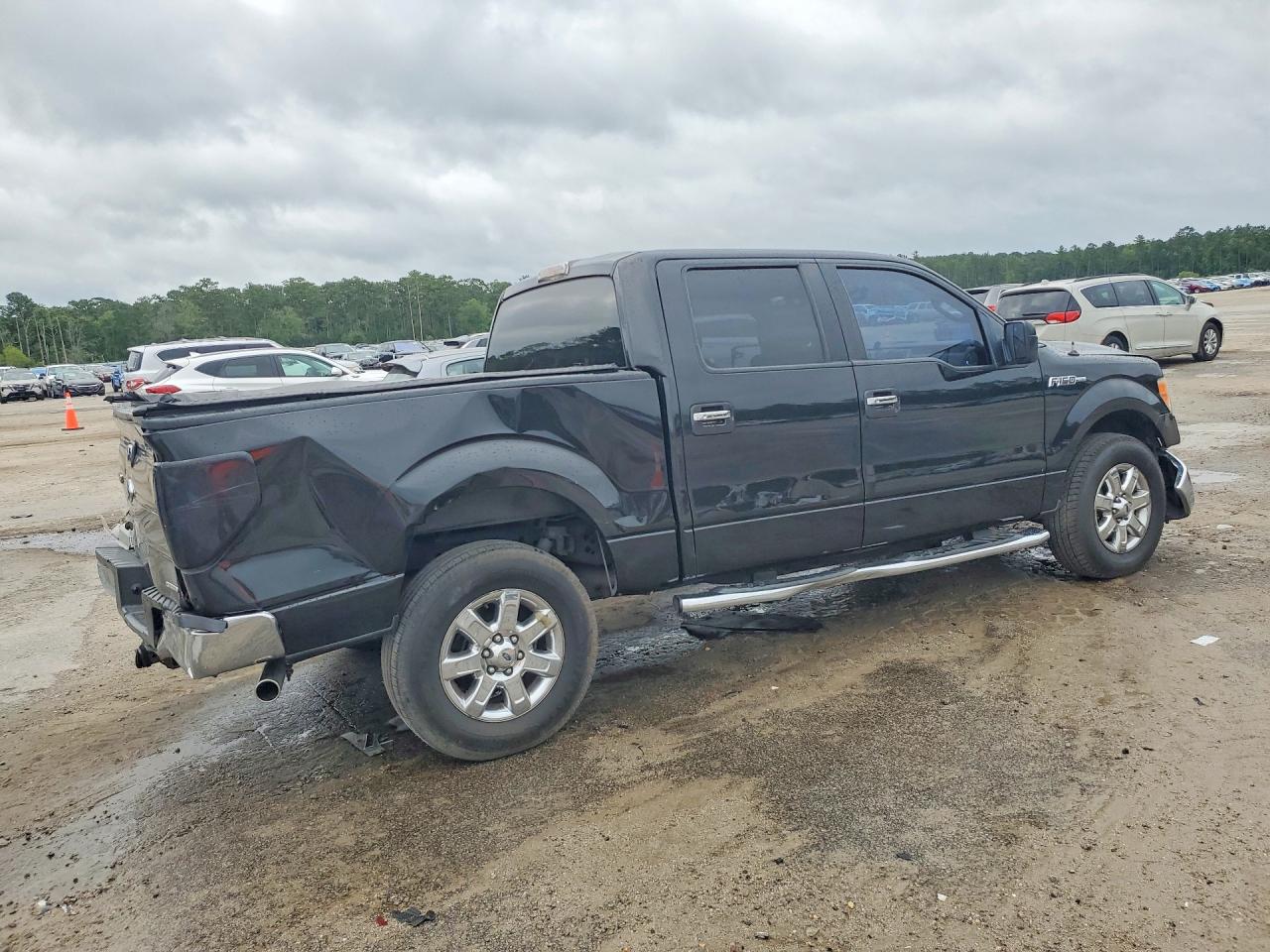 2014 Ford F150 Supercrew Черный vin: 1FTEW1CM4EFA57976