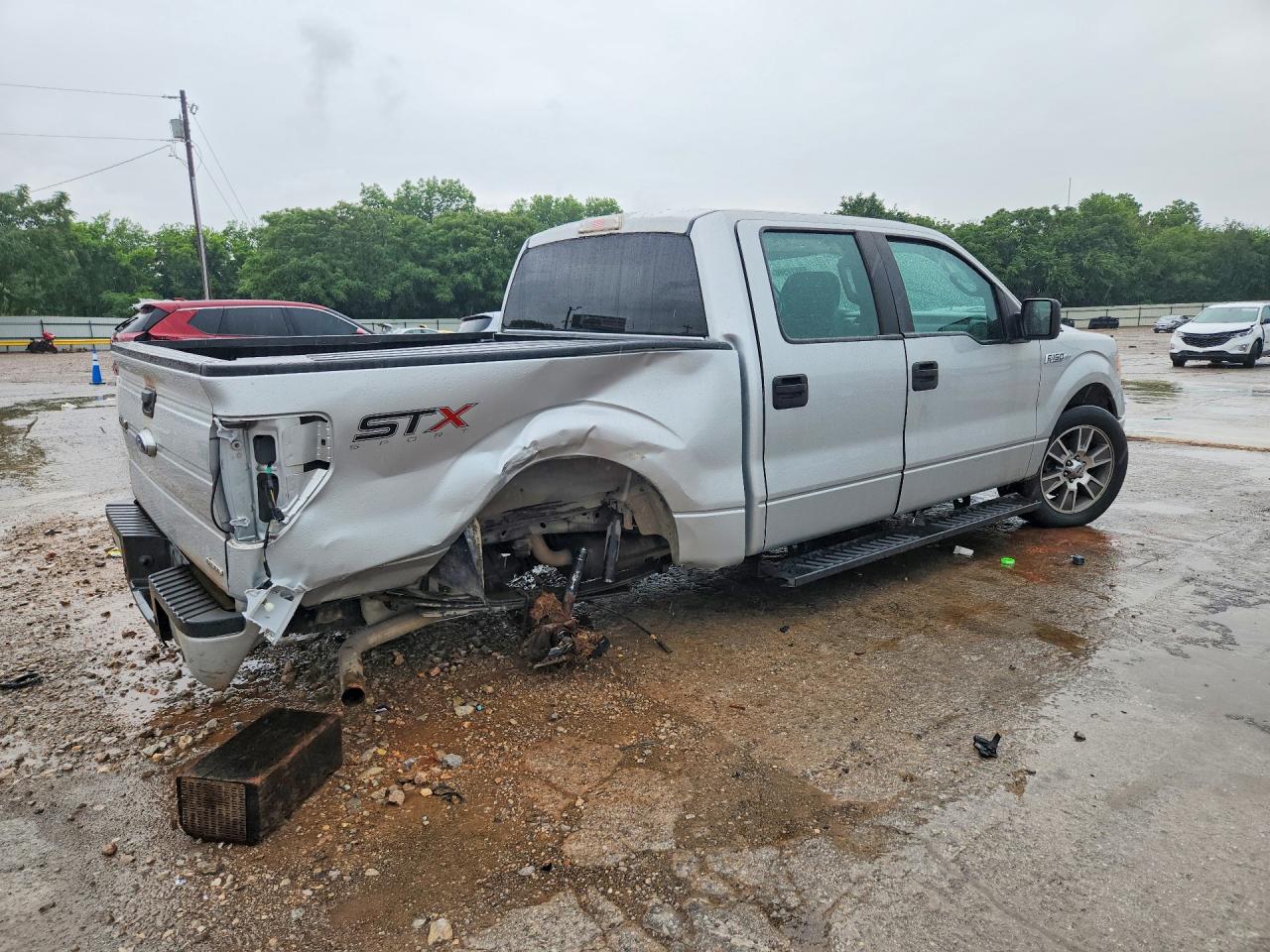 2014 Ford F150 Gray vin: 1FTEW1CM4EFB45989