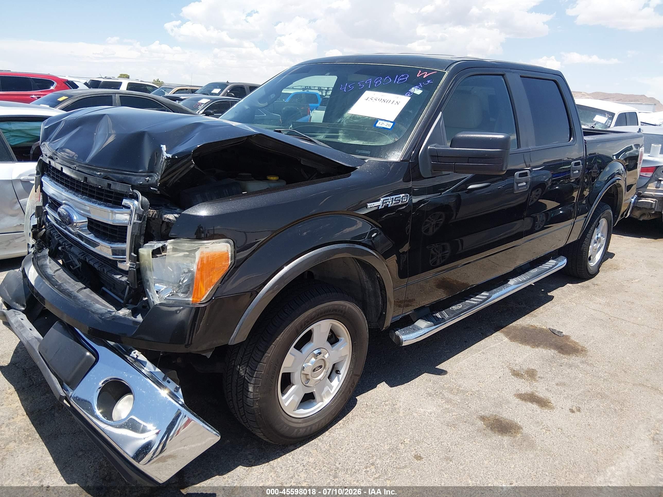 2014 Ford F-150 Xlt Черный vin: 1FTEW1CM4EKE19649