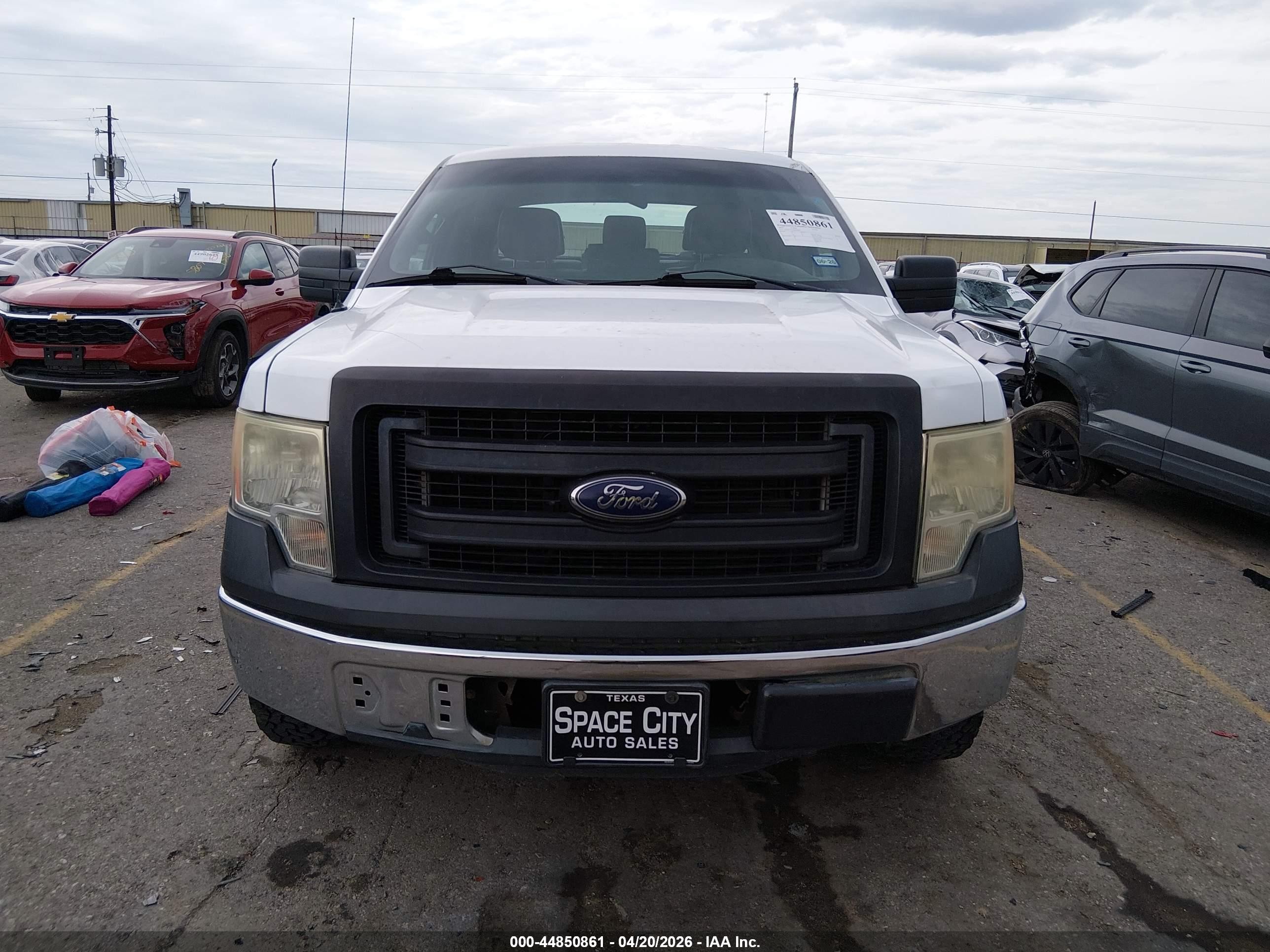 2014 Ford F-150 Xl White vin: 1FTEW1CM4EKF19976