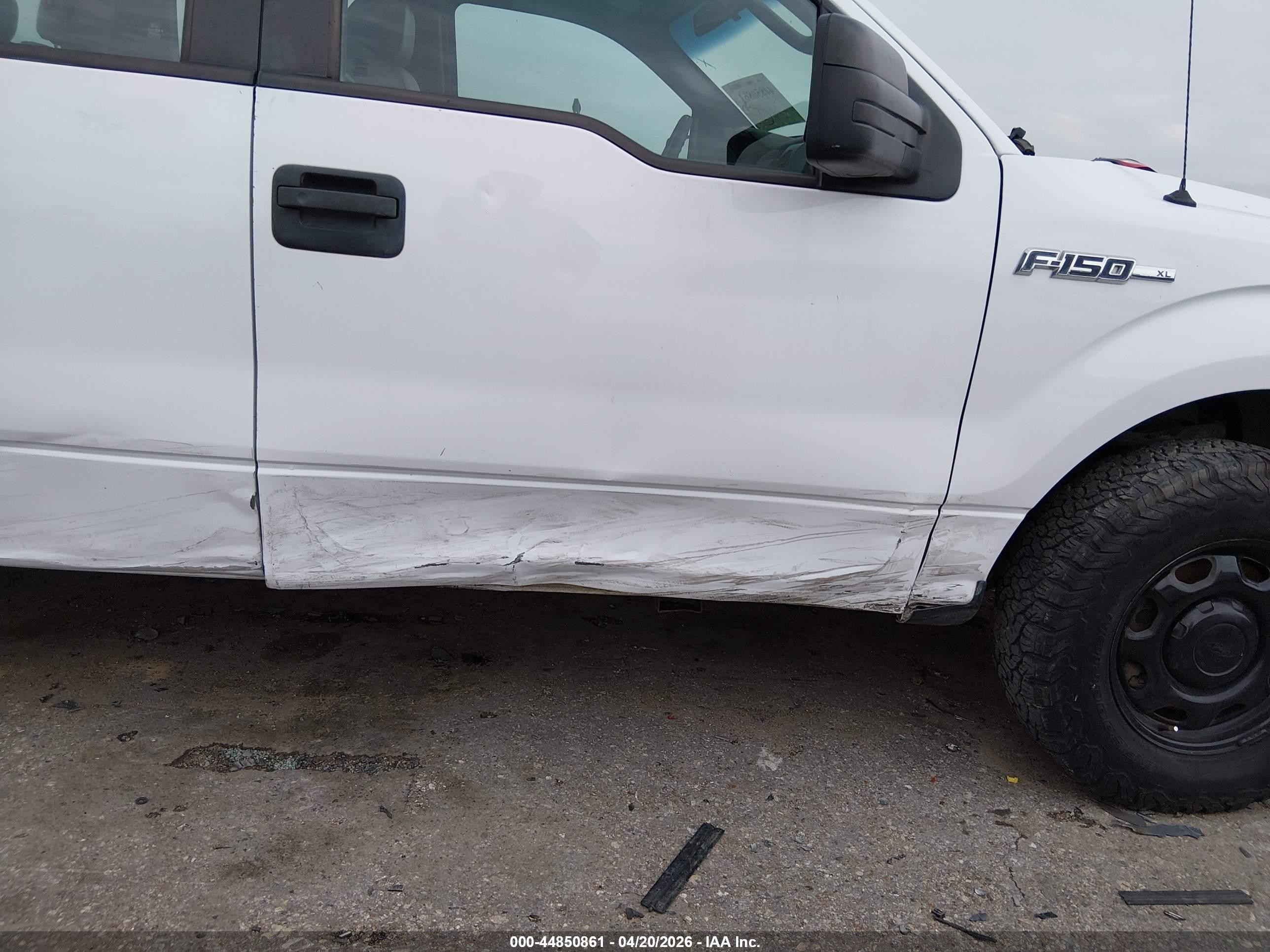 2014 Ford F-150 Xl White vin: 1FTEW1CM4EKF19976