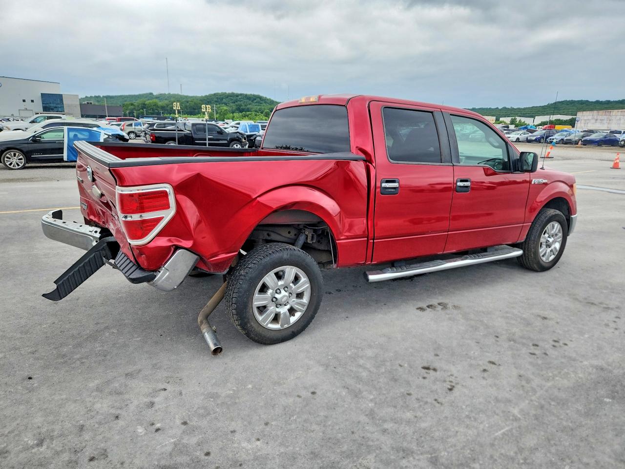 2011 Ford F150 Supercrew Red vin: 1FTEW1CM5BFD08399