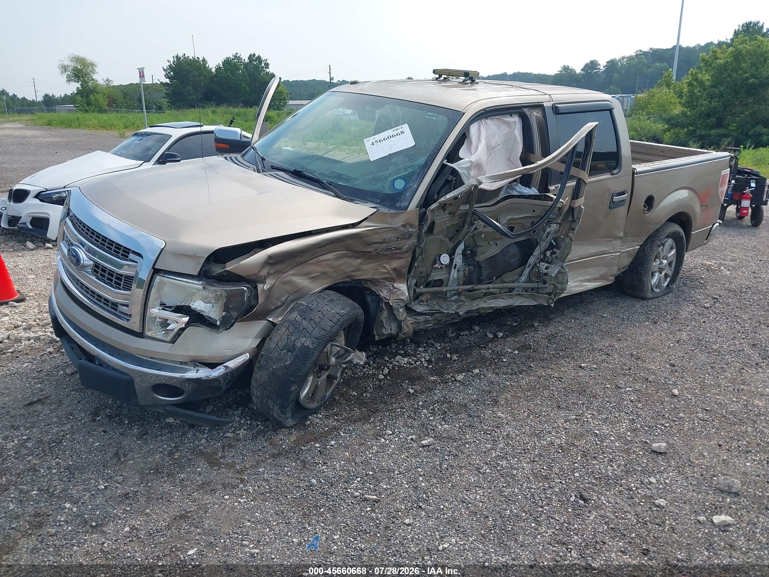 2013 Ford F-150 Xlt Gold vin: 1FTEW1CM5DFD53412