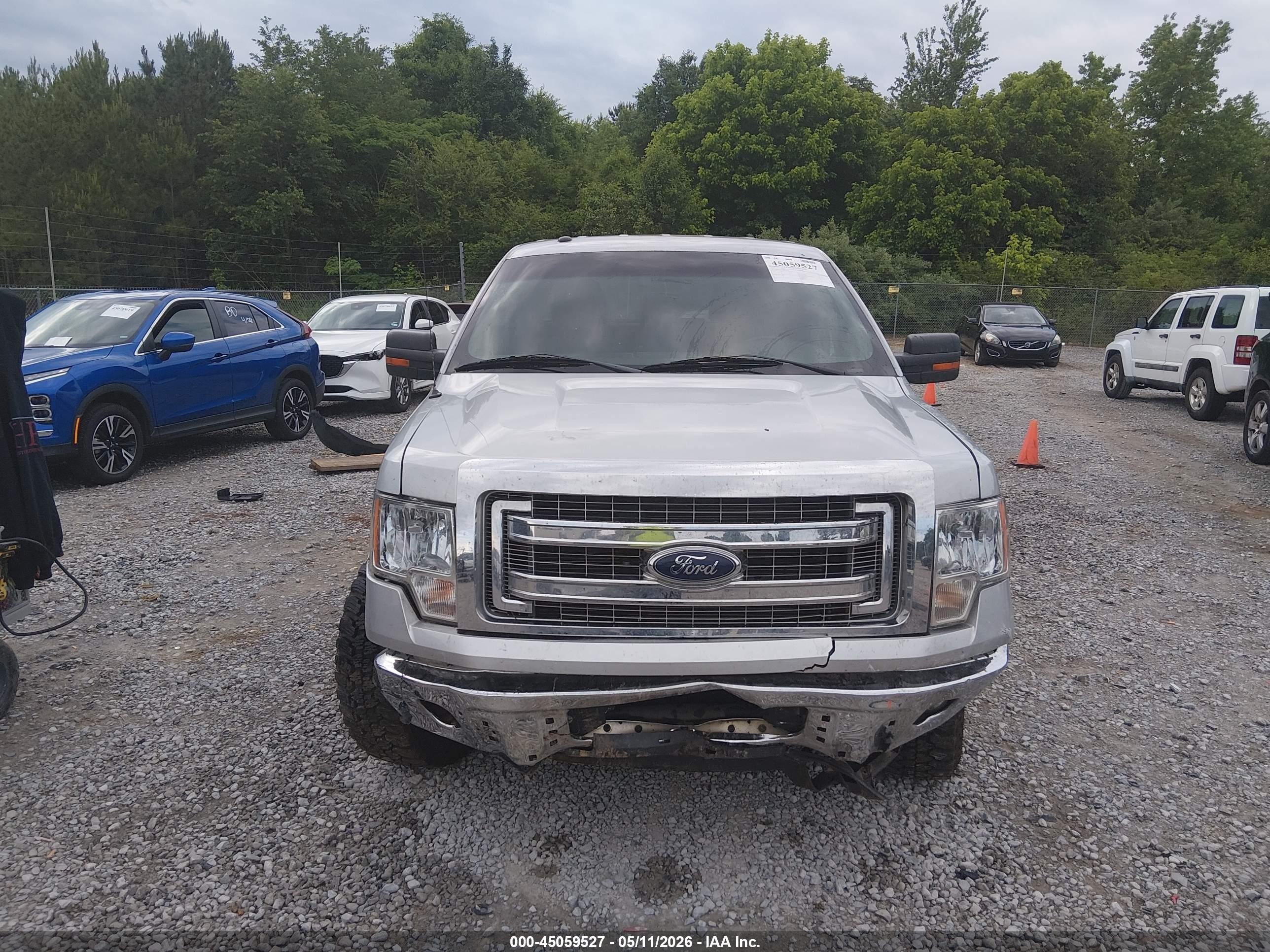 2013 Ford F-150 Xlt Silver vin: 1FTEW1CM5DKF41855