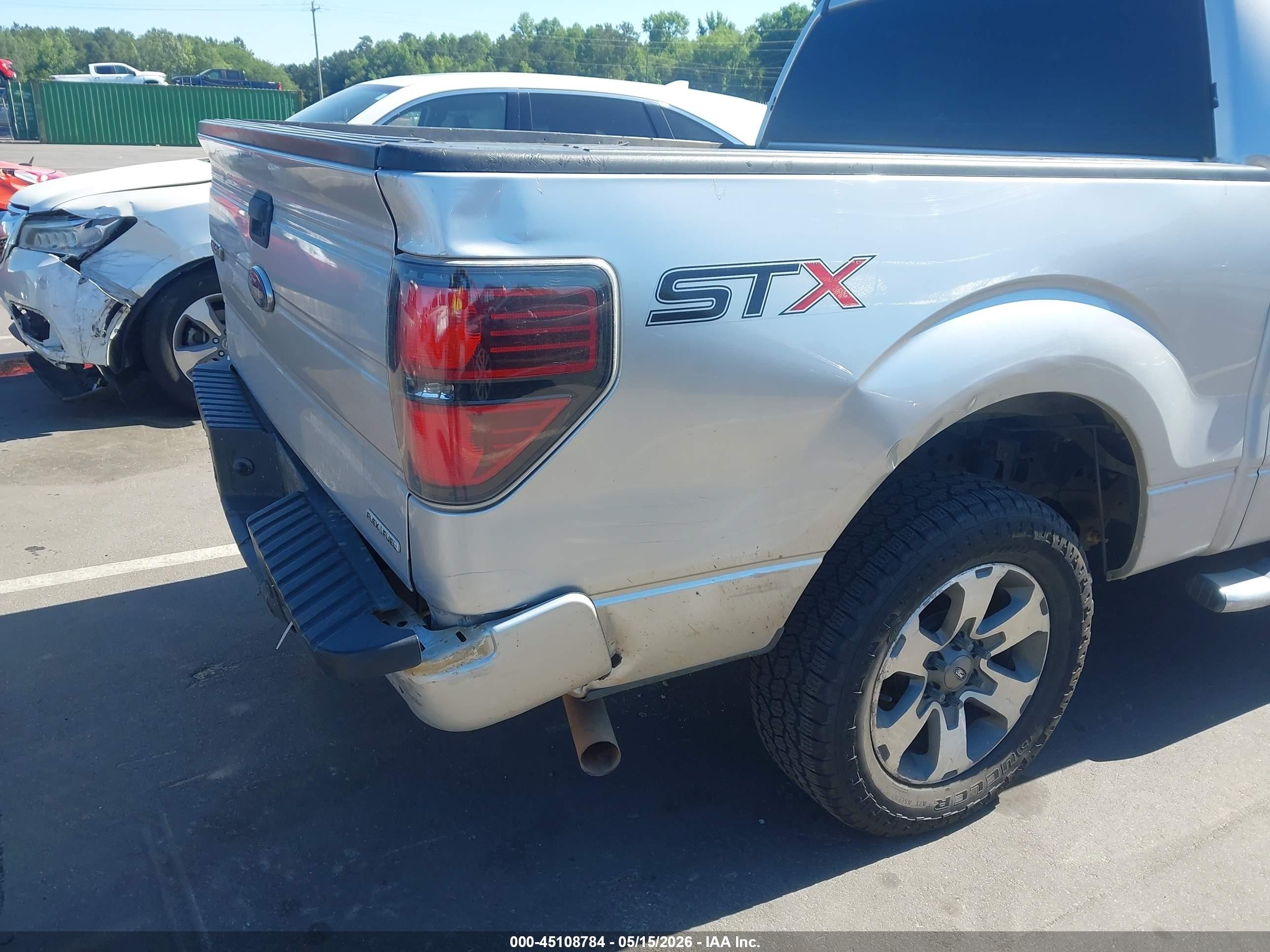 2014 Ford F-150 Stx Silver vin: 1FTEW1CM5EKE30580