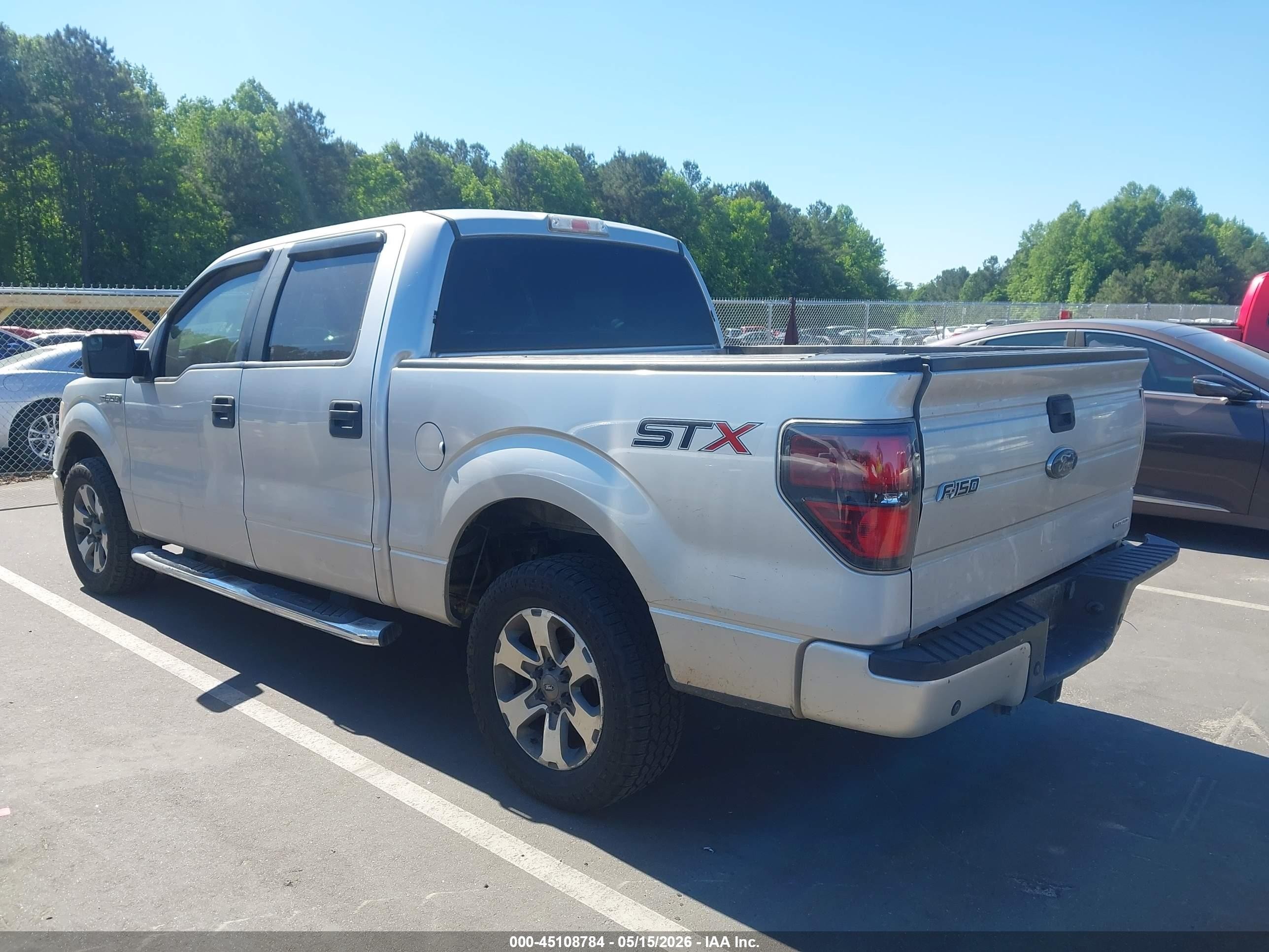 2014 Ford F-150 Stx Silver vin: 1FTEW1CM5EKE30580