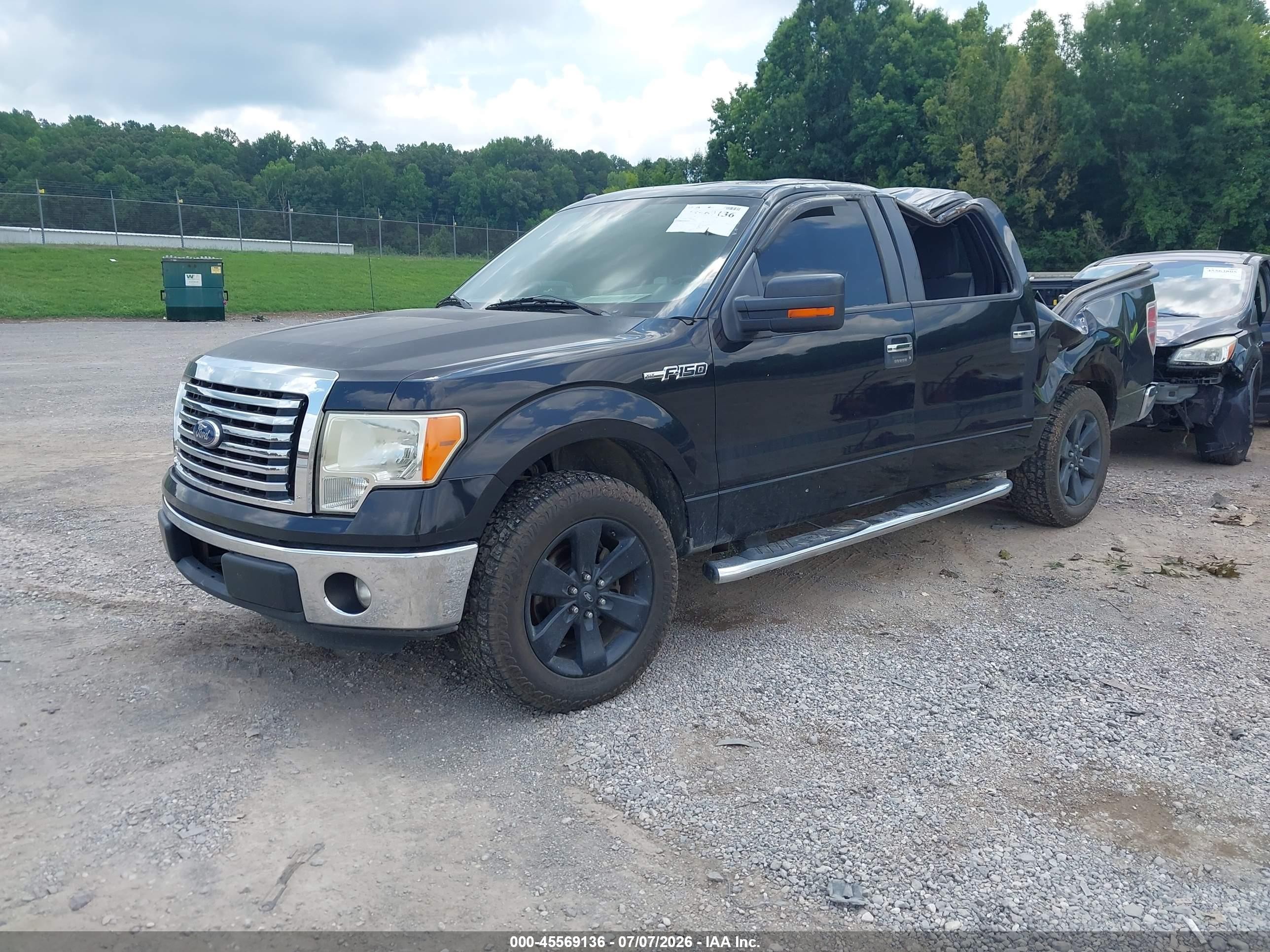 2011 Ford F-150 Xlt Черный vin: 1FTEW1CM6BFA32539