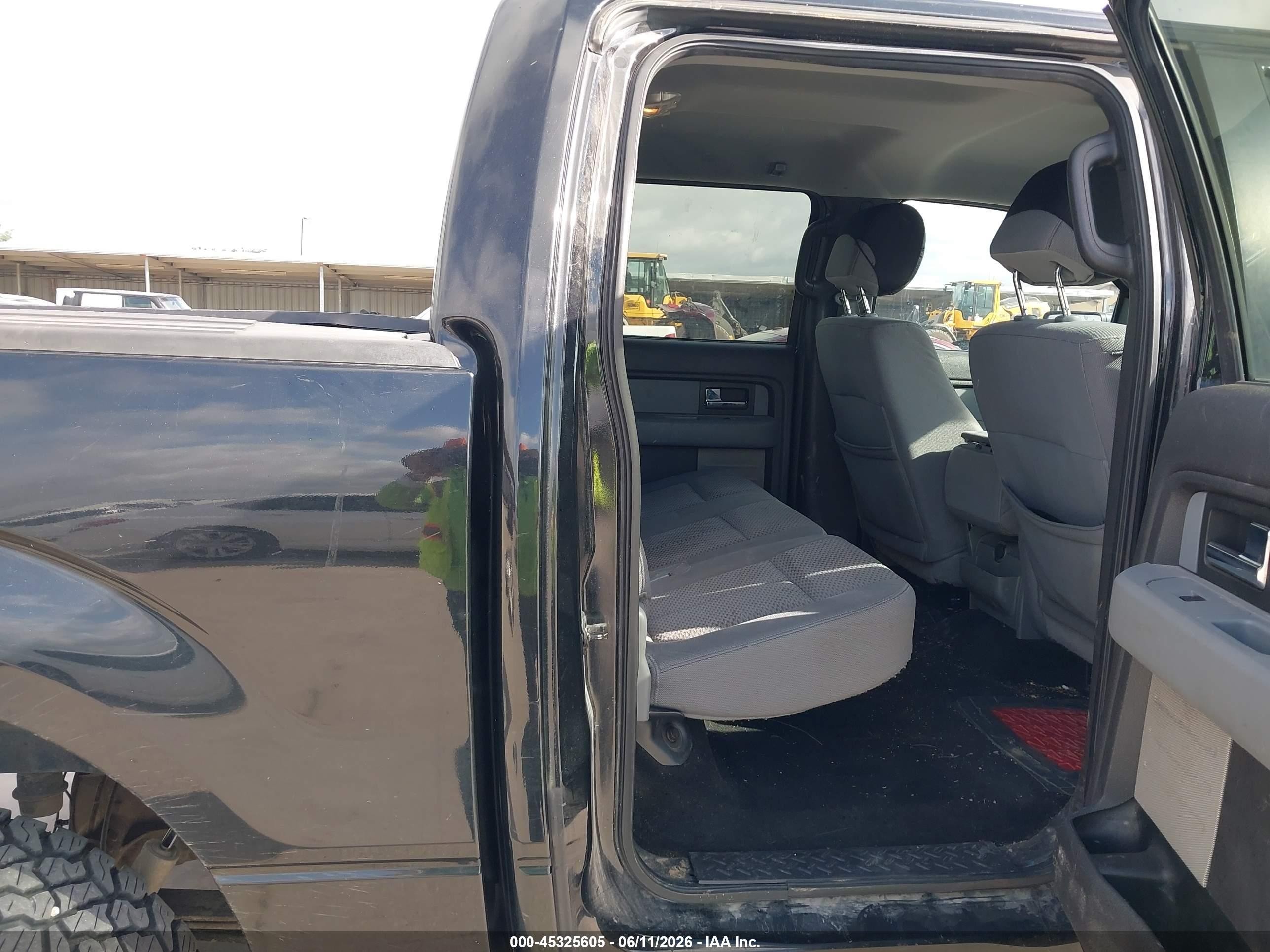 2012 Ford F-150 Xlt Black vin: 1FTEW1CM6CFA48385
