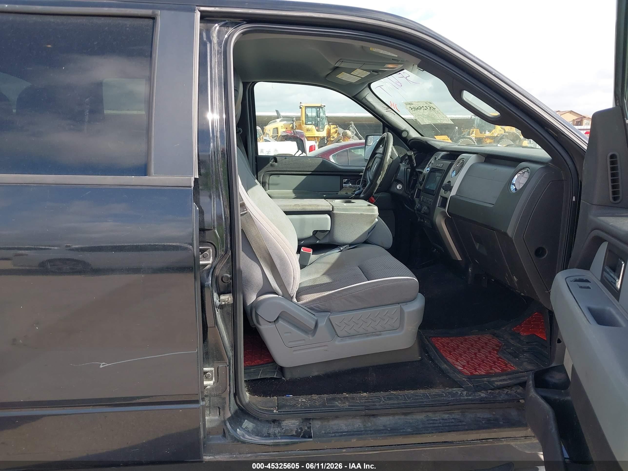 2012 Ford F-150 Xlt Black vin: 1FTEW1CM6CFA48385