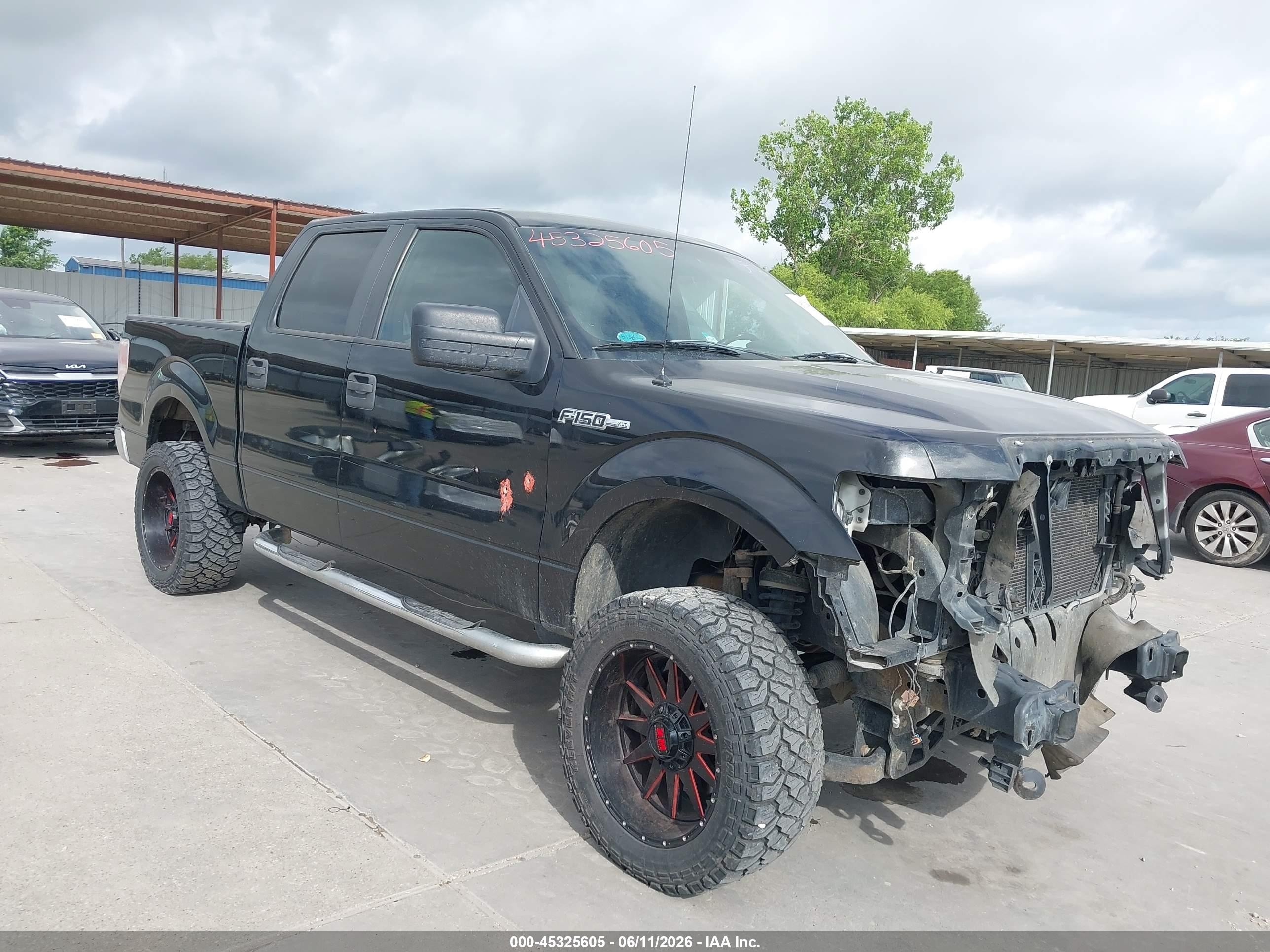 2012 Ford F-150 Xlt Черный vin: 1FTEW1CM6CFA48385