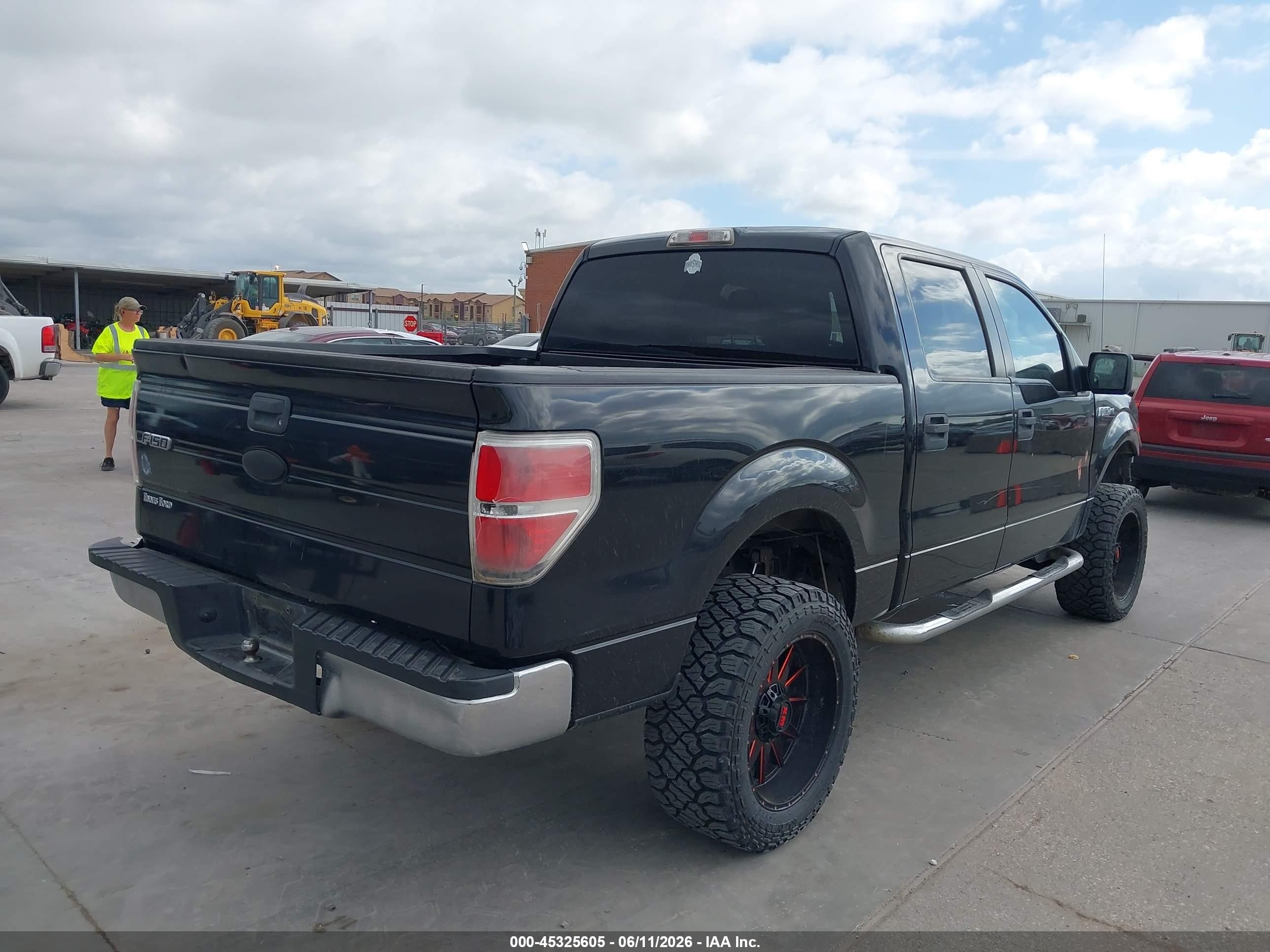 2012 Ford F-150 Xlt Black vin: 1FTEW1CM6CFA48385
