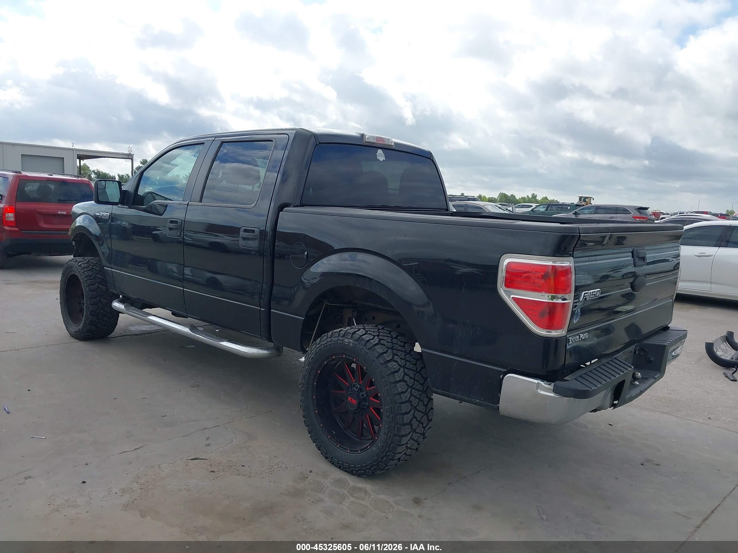 2012 Ford F-150 Xlt Black vin: 1FTEW1CM6CFA48385