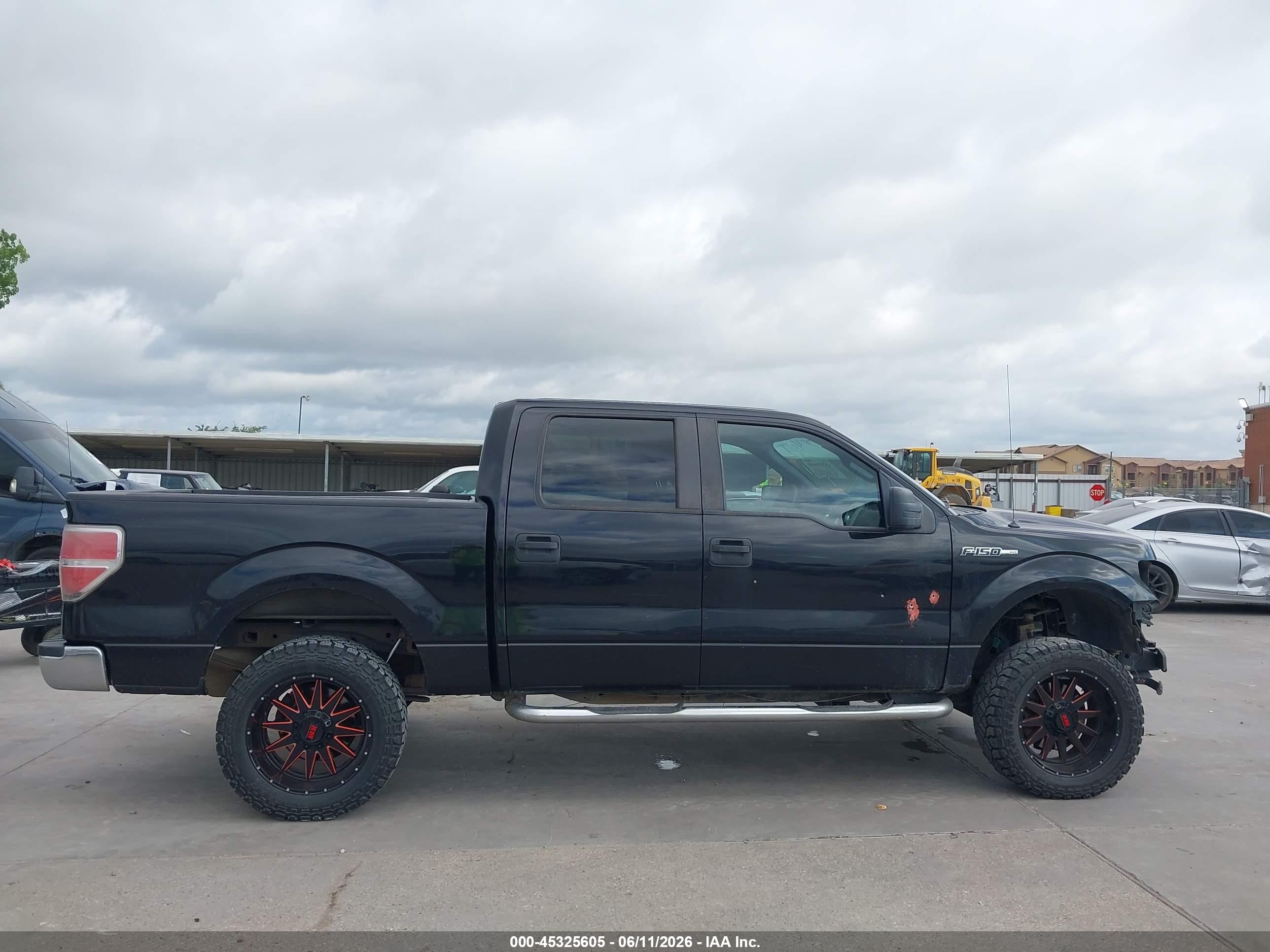 2012 Ford F-150 Xlt Black vin: 1FTEW1CM6CFA48385
