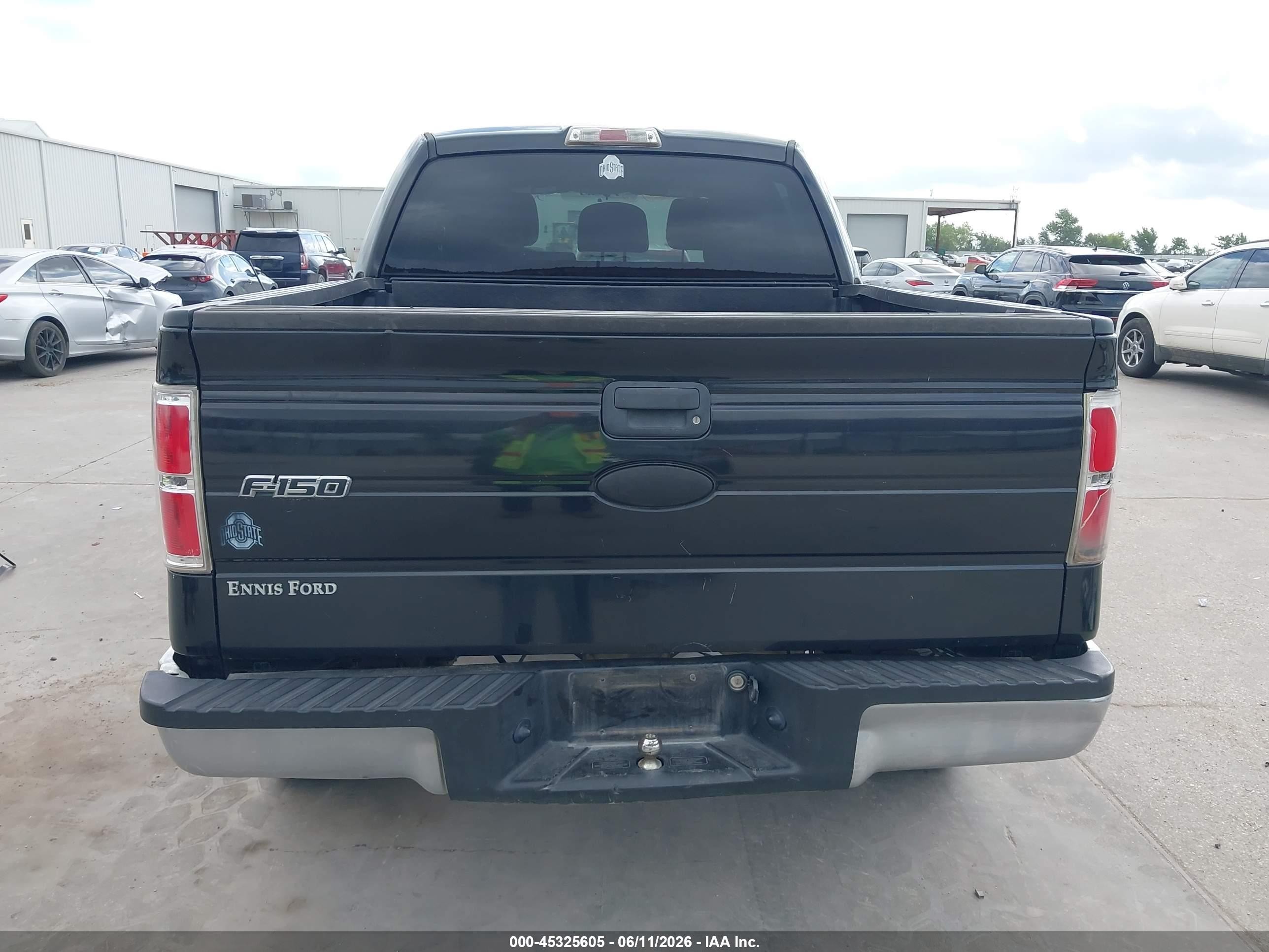 2012 Ford F-150 Xlt Black vin: 1FTEW1CM6CFA48385