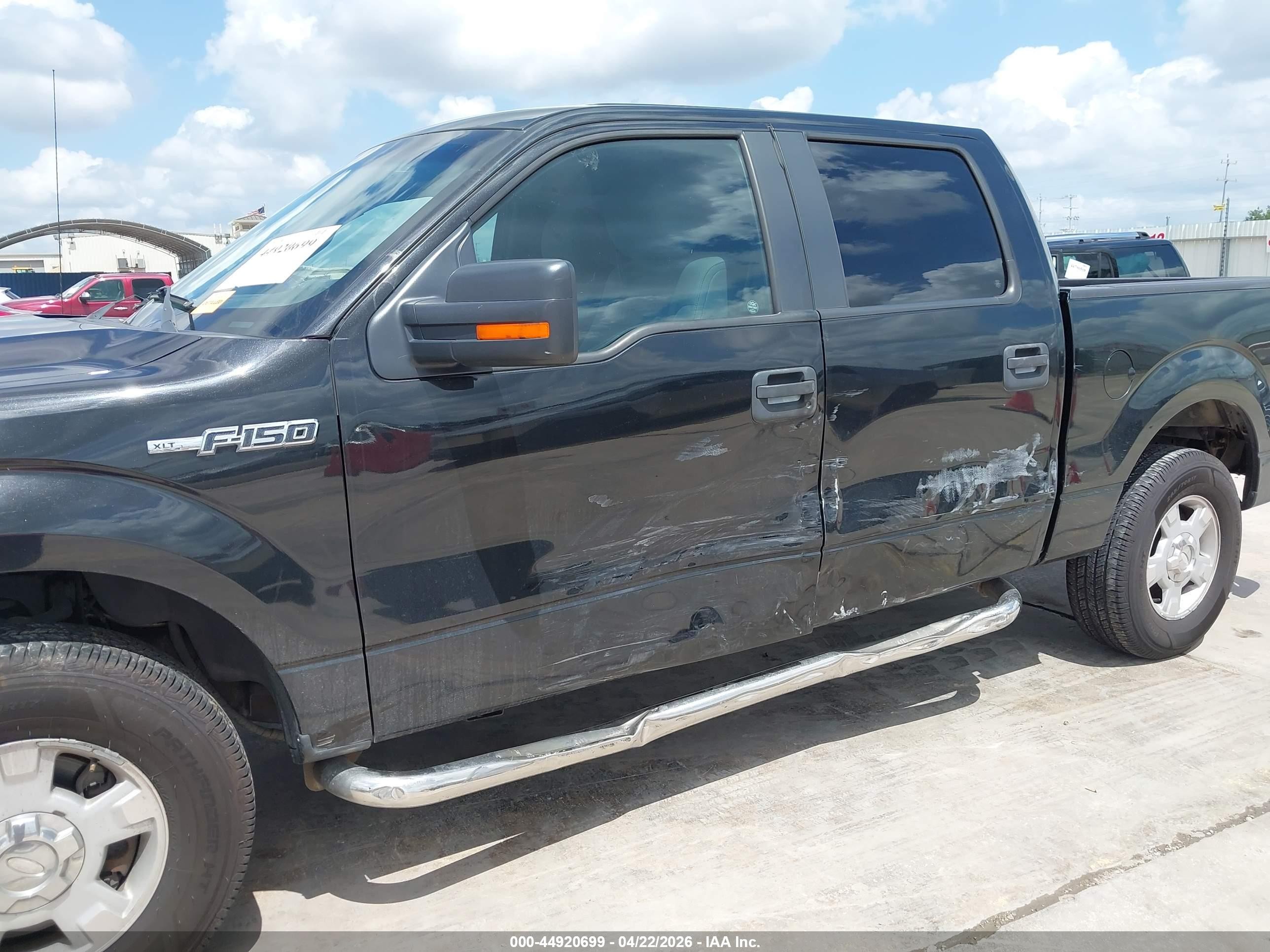 2012 Ford F-150 Xlt Black vin: 1FTEW1CM6CFA70449