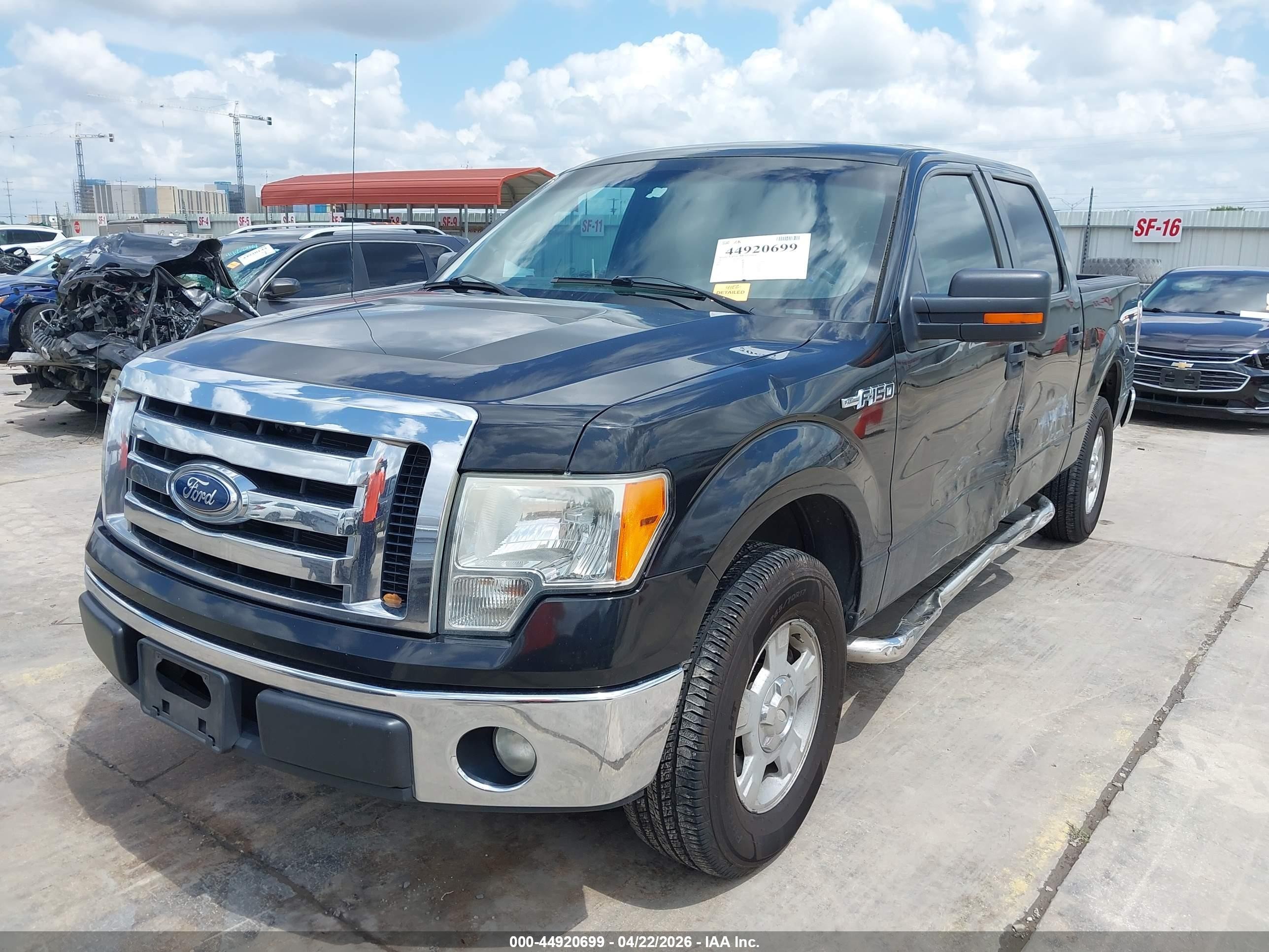 2012 Ford F-150 Xlt Black vin: 1FTEW1CM6CFA70449