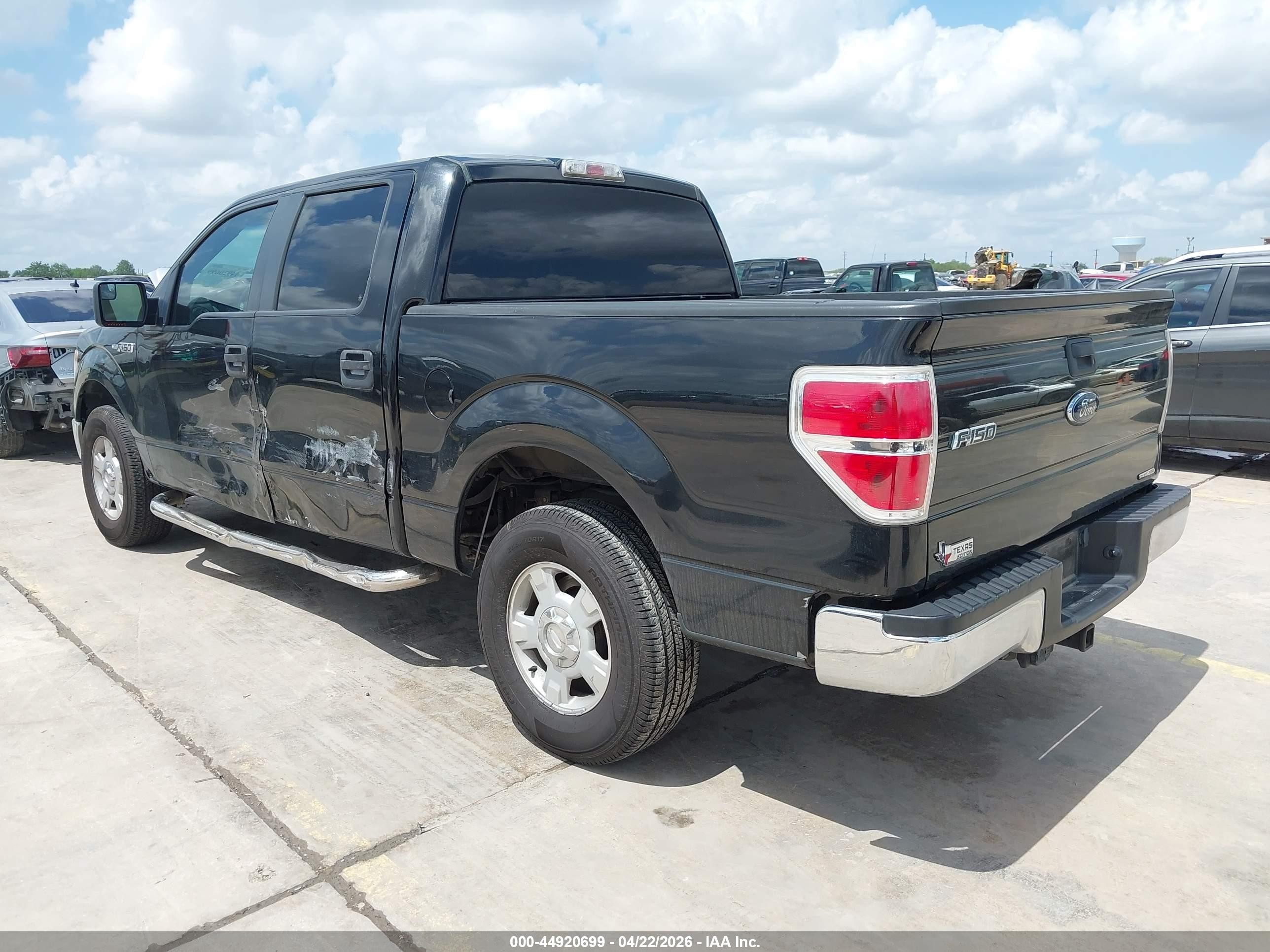 2012 Ford F-150 Xlt Black vin: 1FTEW1CM6CFA70449