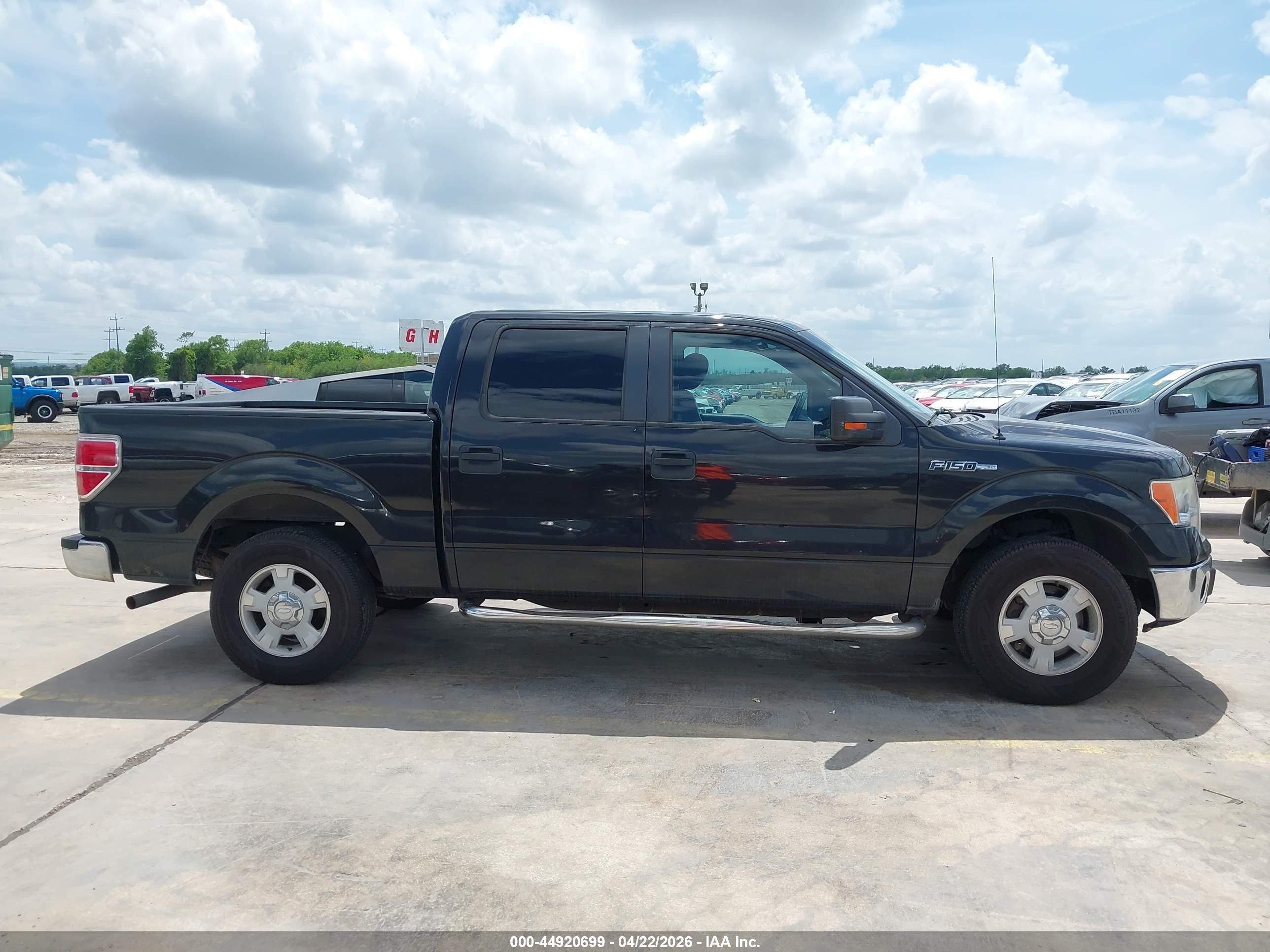 2012 Ford F-150 Xlt Black vin: 1FTEW1CM6CFA70449