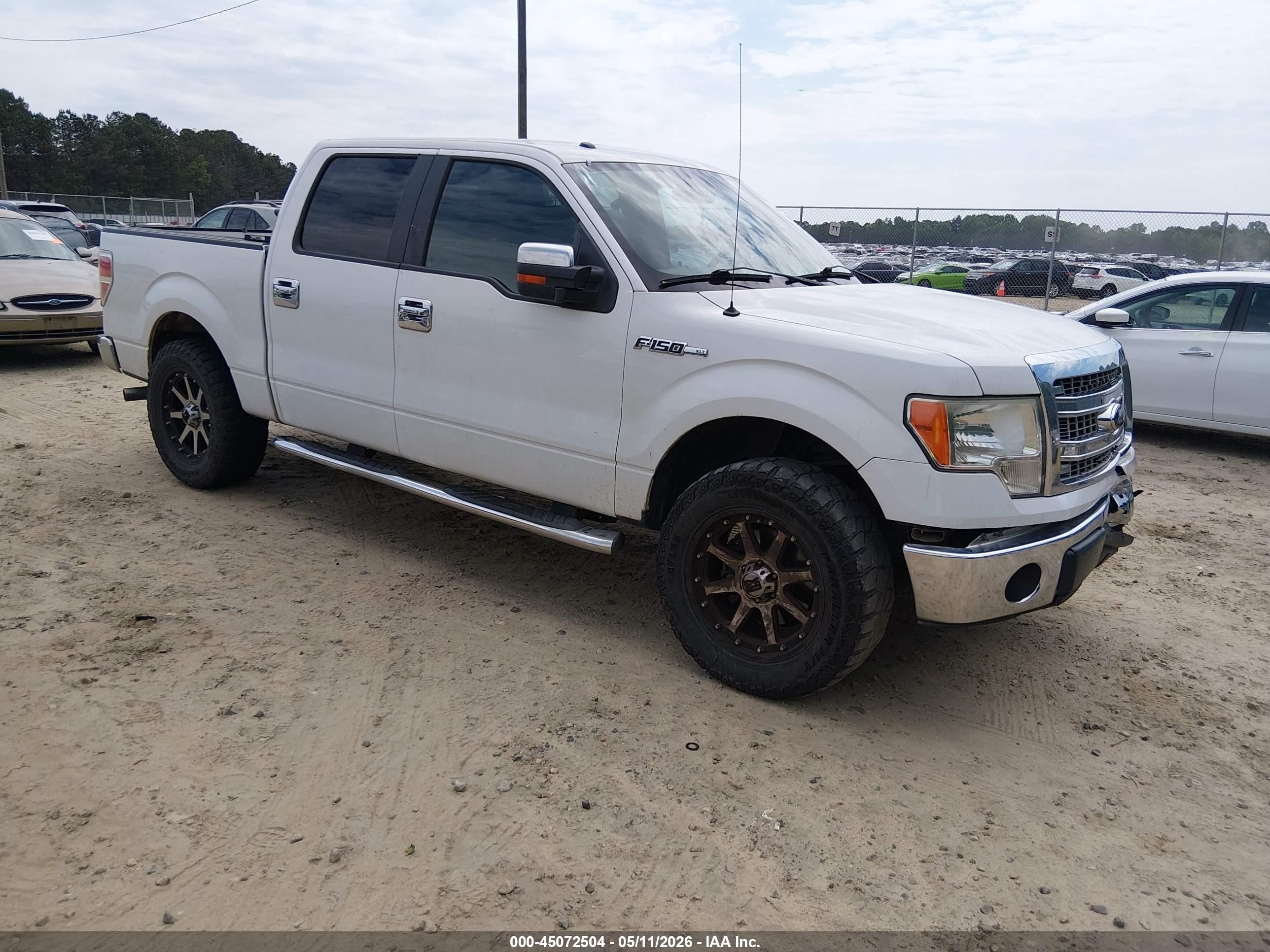 2013 Ford F-150 Xl/xlt White vin: 1FTEW1CM6DFA34438