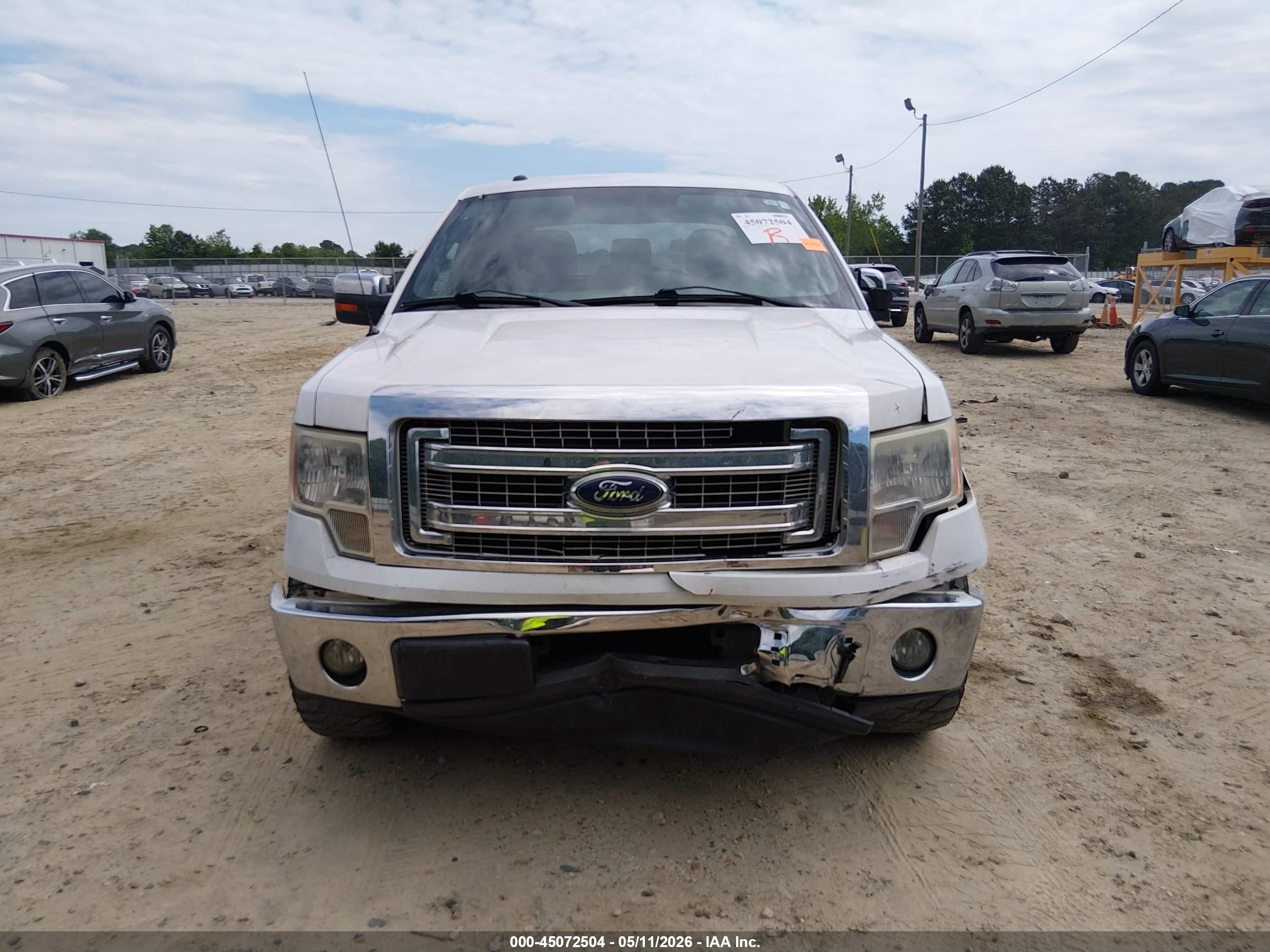 2013 Ford F-150 Xl/xlt White vin: 1FTEW1CM6DFA34438