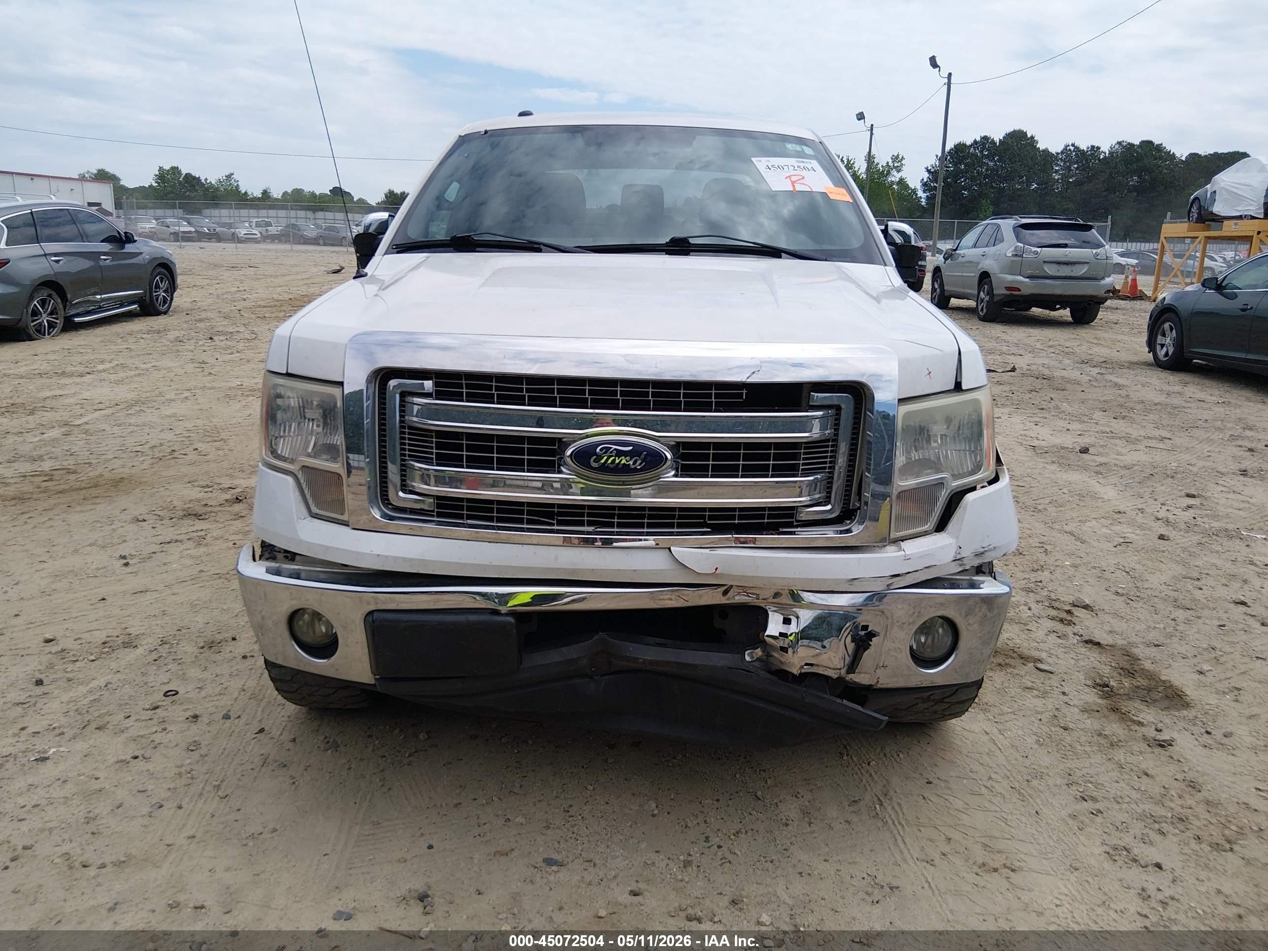 2013 Ford F-150 Xl/xlt White vin: 1FTEW1CM6DFA34438