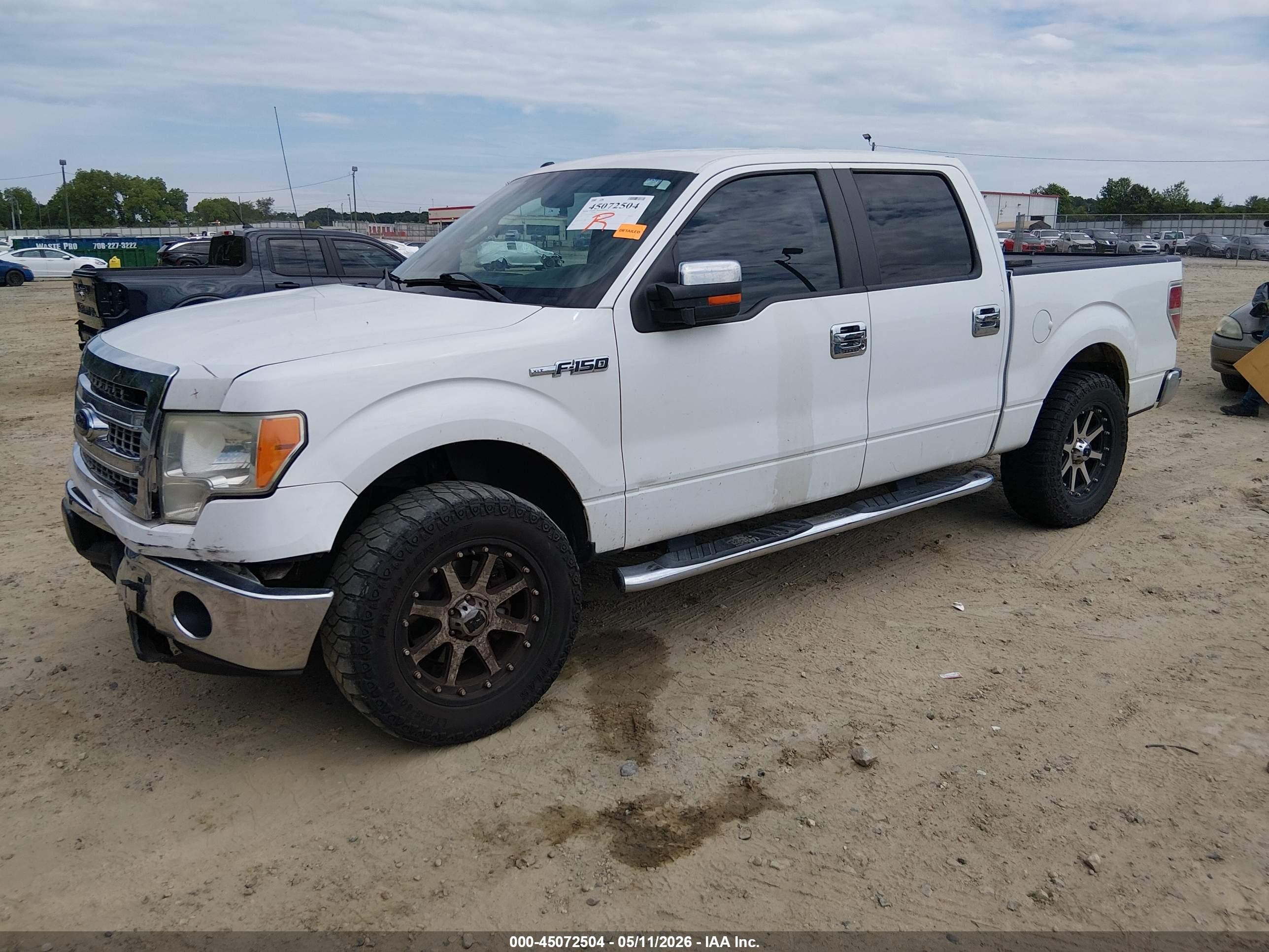 2013 Ford F-150 Xl/xlt White vin: 1FTEW1CM6DFA34438