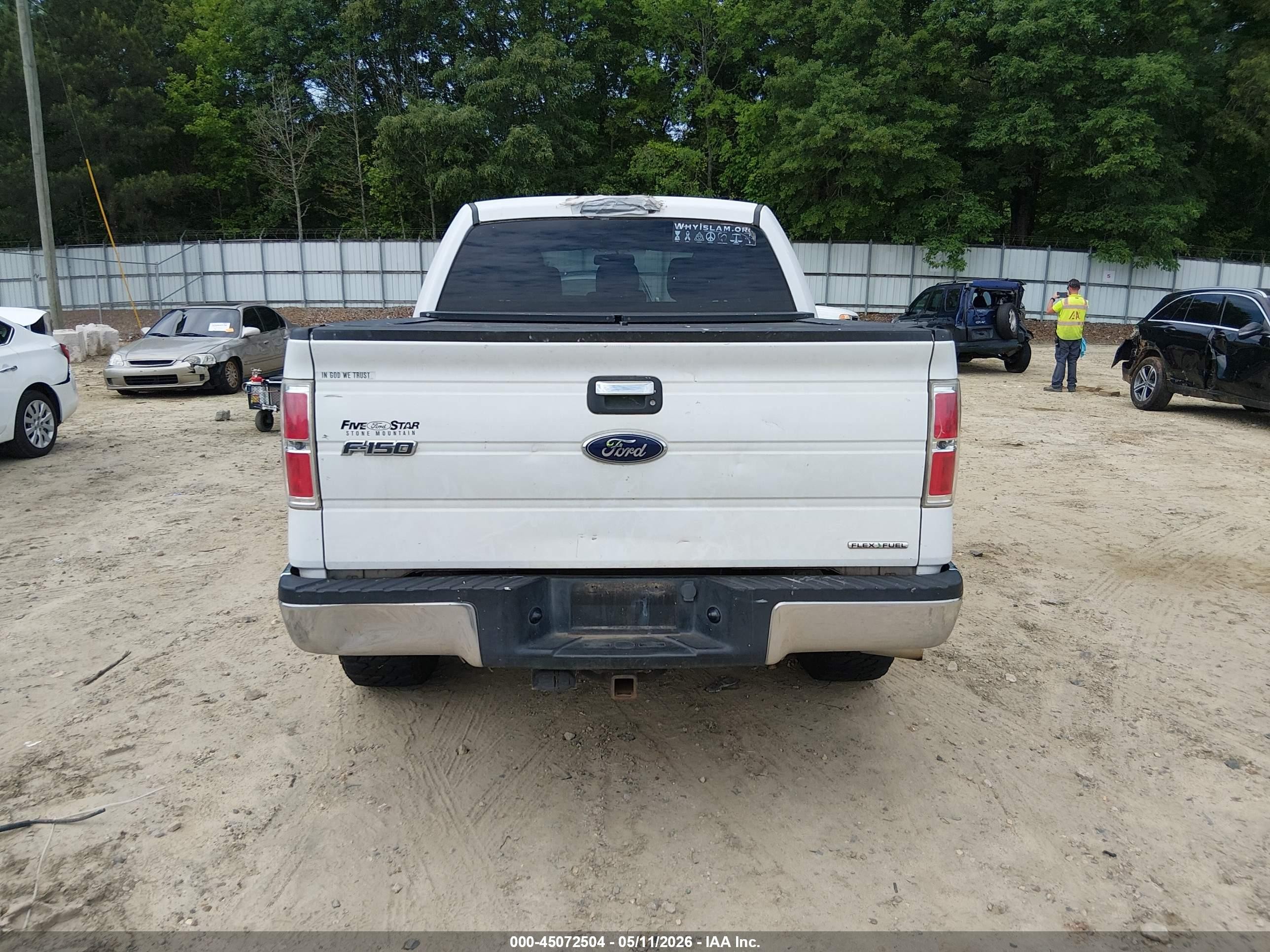 2013 Ford F-150 Xl/xlt White vin: 1FTEW1CM6DFA34438