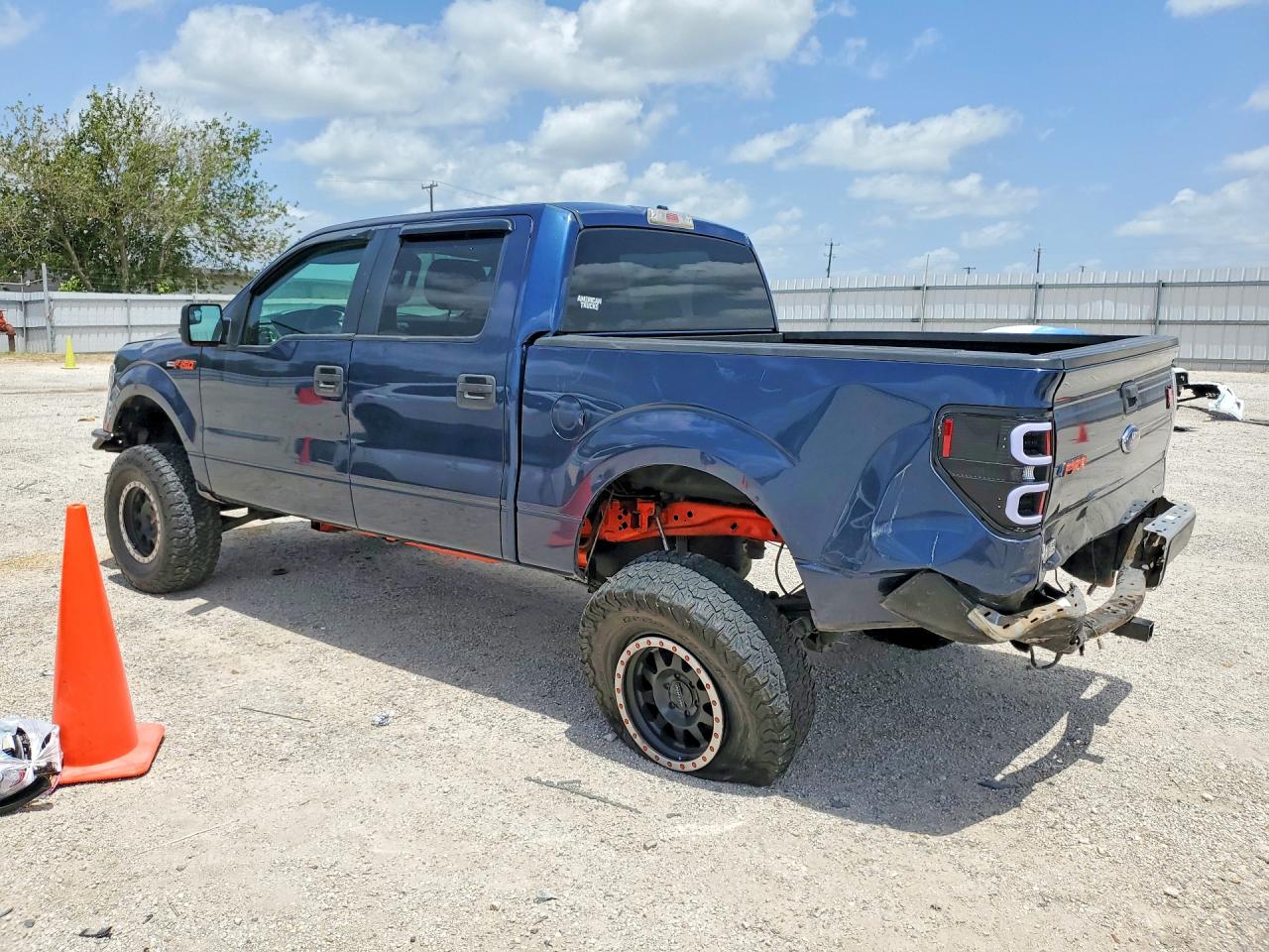 2014 Ford F150 Supercrew Blue vin: 1FTEW1CM7EFA48074
