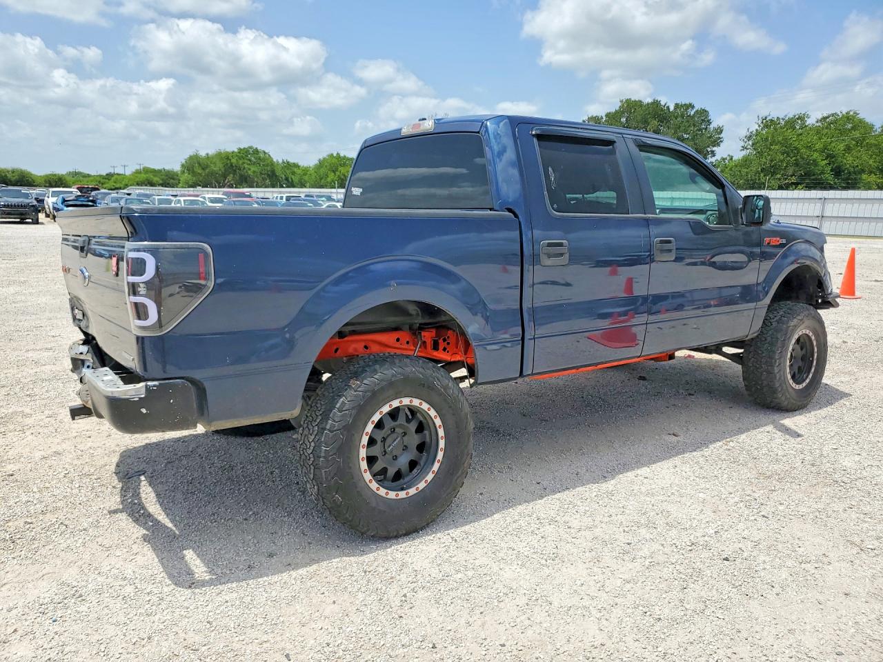 2014 Ford F150 Supercrew Blue vin: 1FTEW1CM7EFA48074
