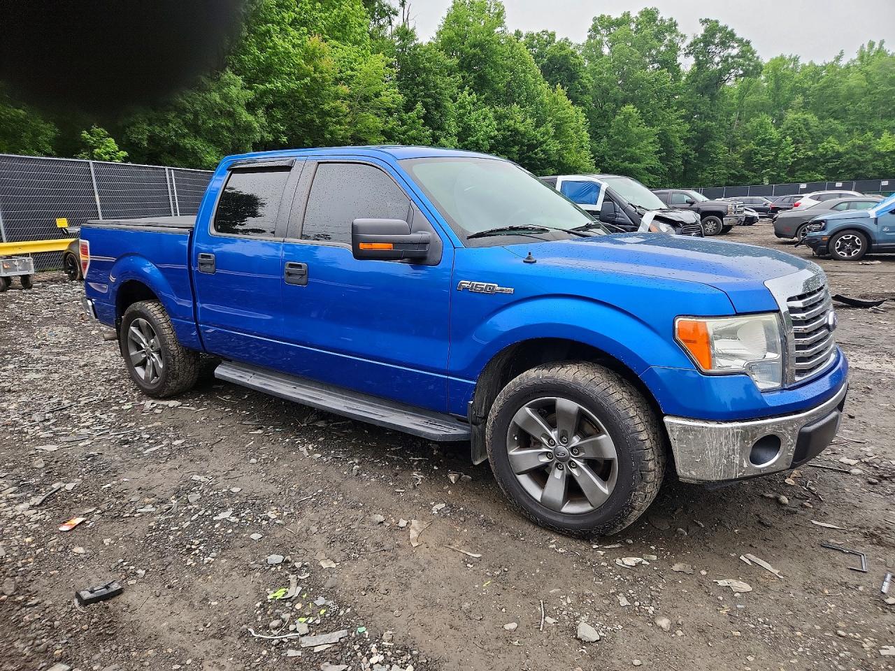 2014 Ford F150 Supercrew Blue vin: 1FTEW1CM7EFA78269