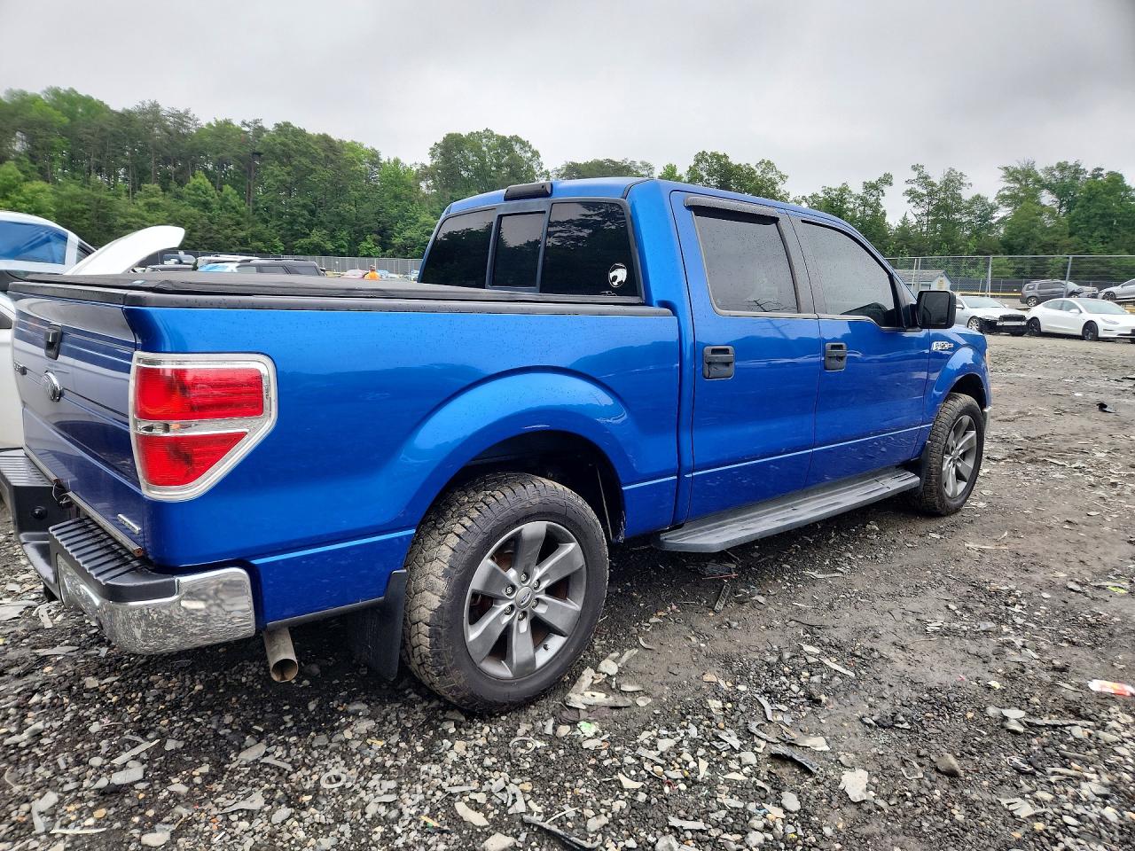 2014 Ford F150 Supercrew Blue vin: 1FTEW1CM7EFA78269