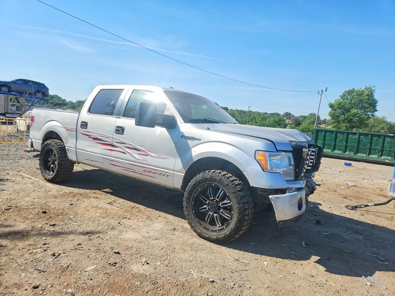 2011 Ford F150 Supercrew Silver vin: 1FTEW1CM8BFB53153