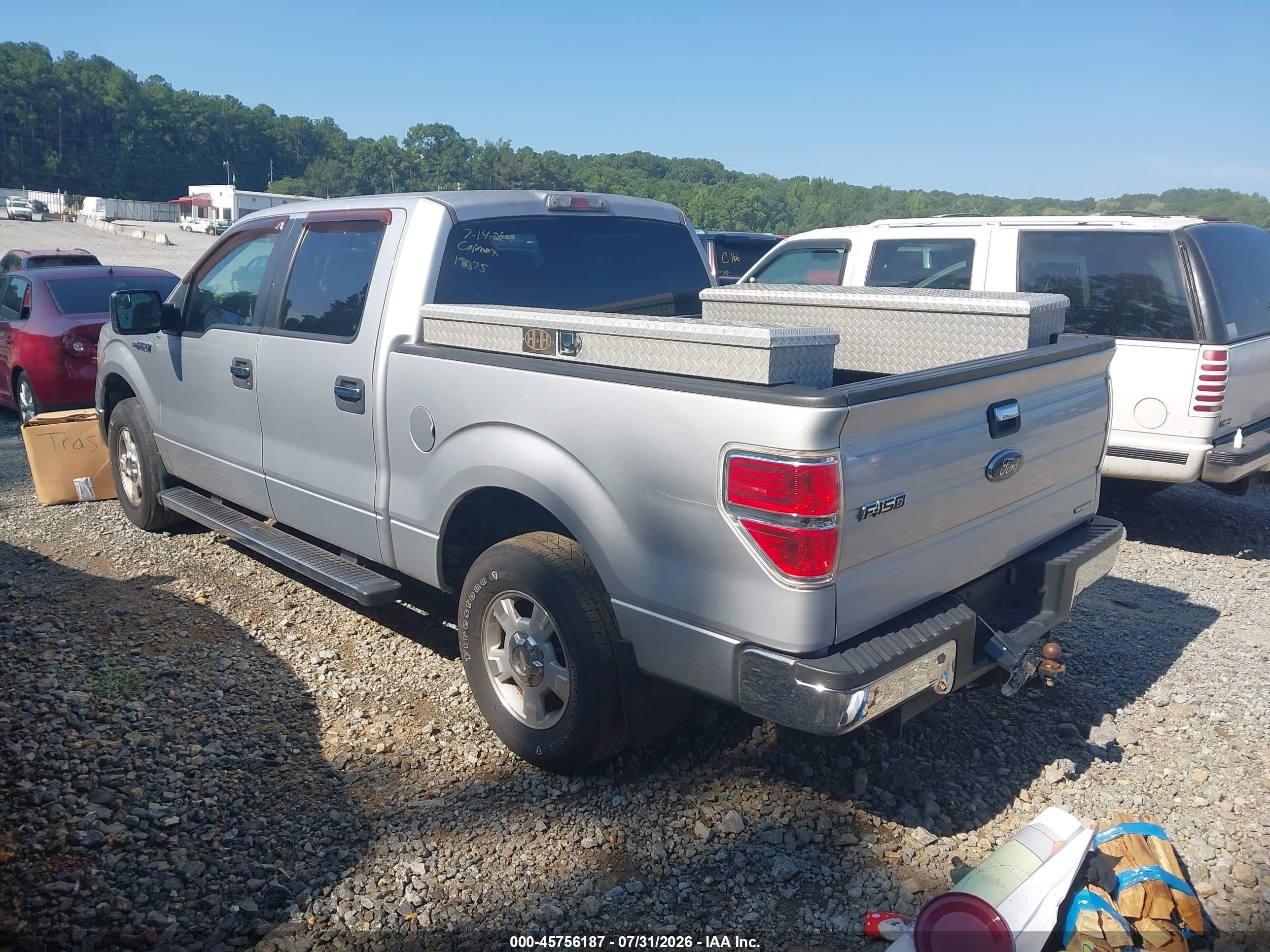 2011 Ford F-150 Xl/xlt Silver vin: 1FTEW1CM8BKE12375