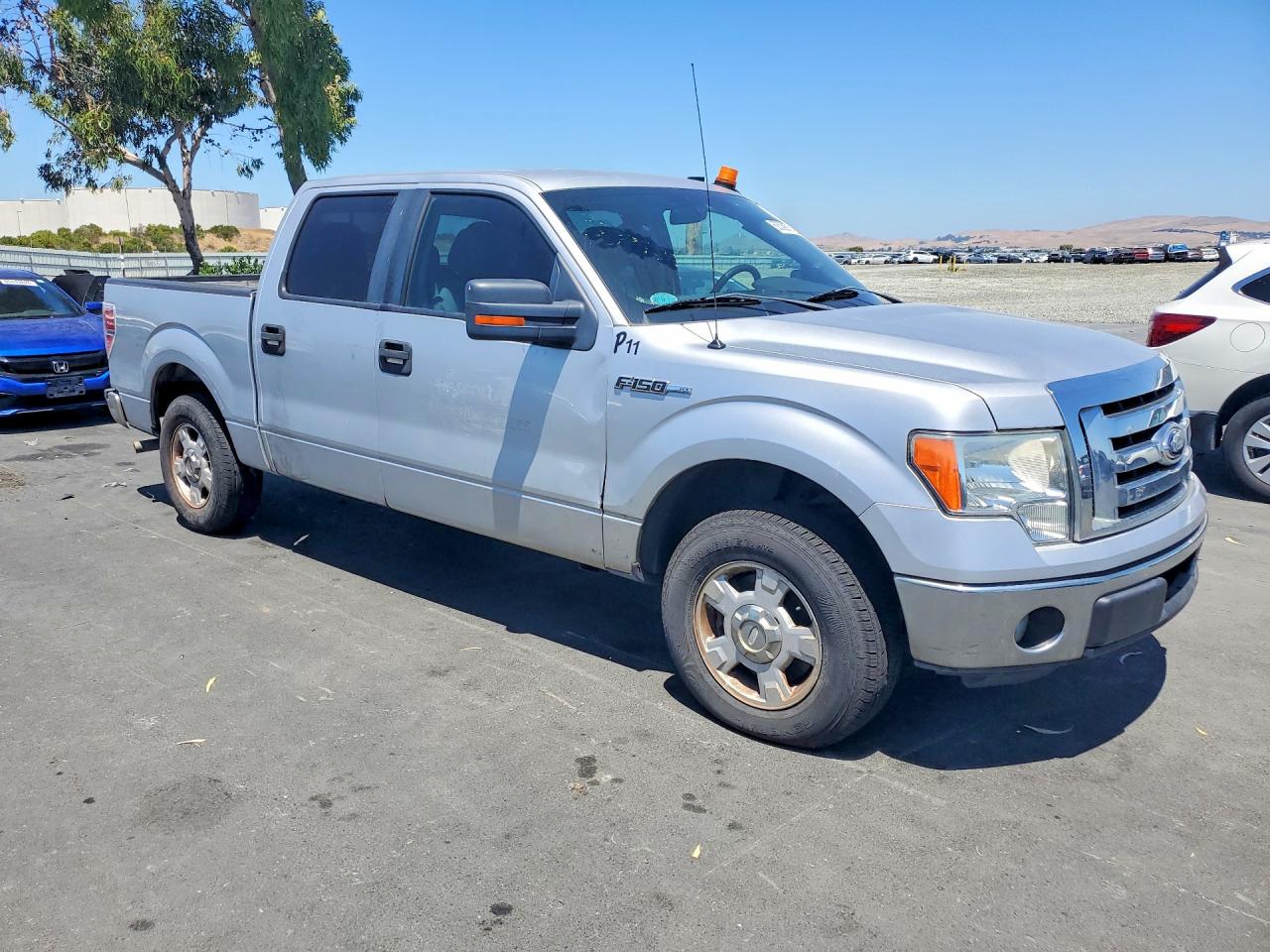 2012 Ford F150 Supercrew Silver vin: 1FTEW1CM8CFA25884