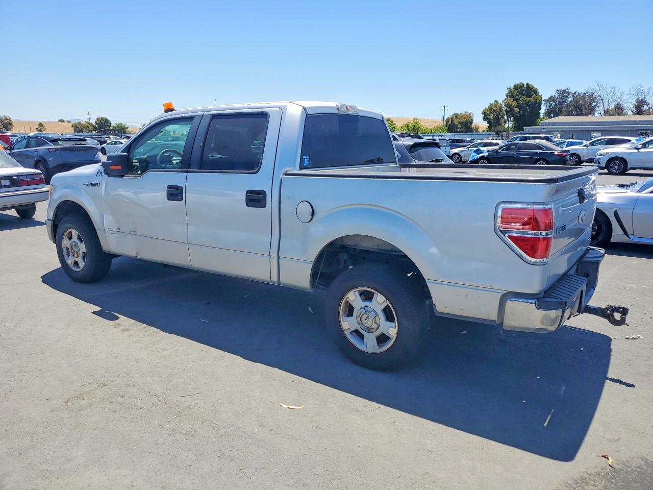 2012 Ford F150 Supercrew Silver vin: 1FTEW1CM8CFA25884
