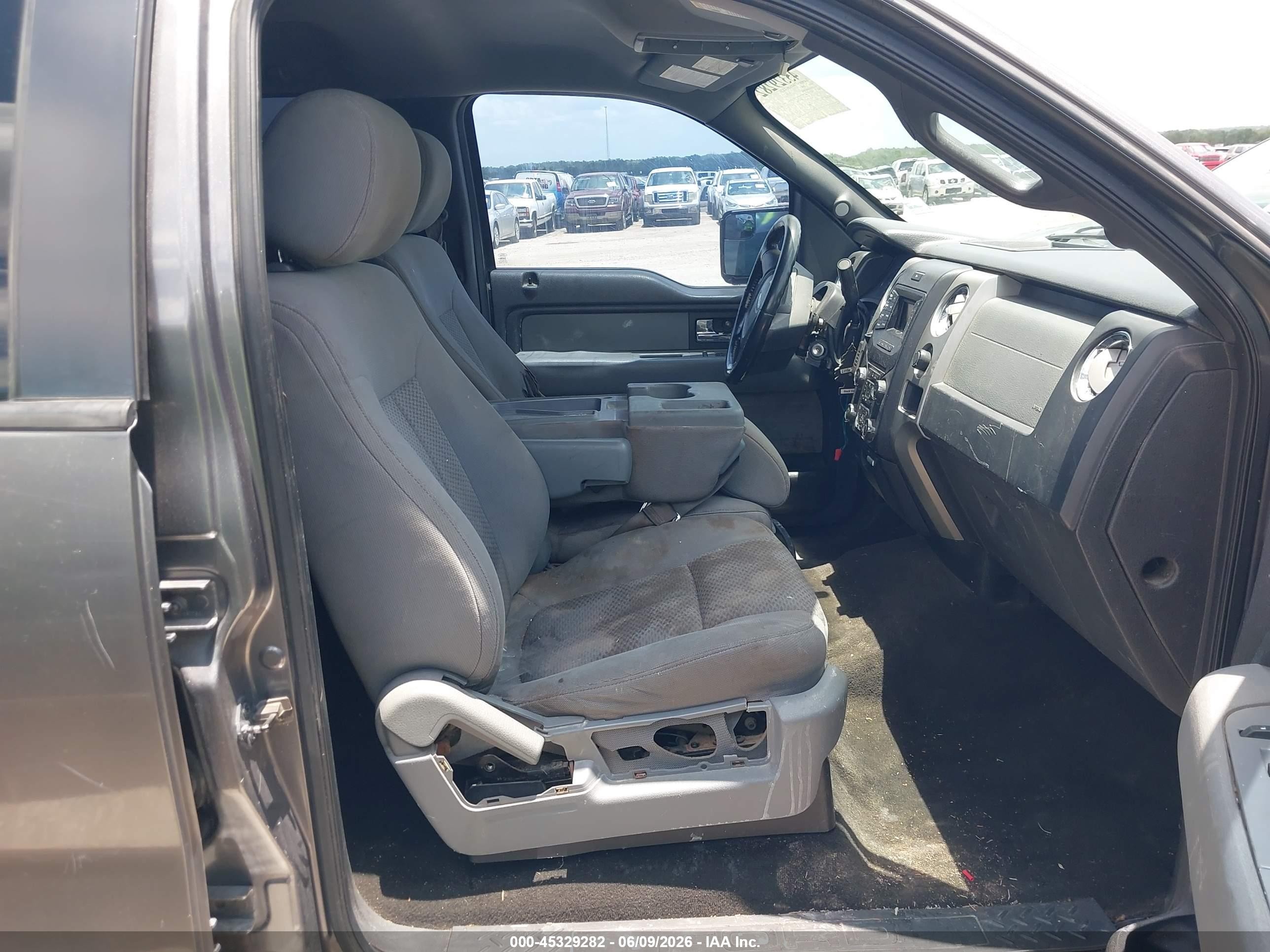 2013 Ford F-150 Xlt Gray vin: 1FTEW1CM8DKG07640