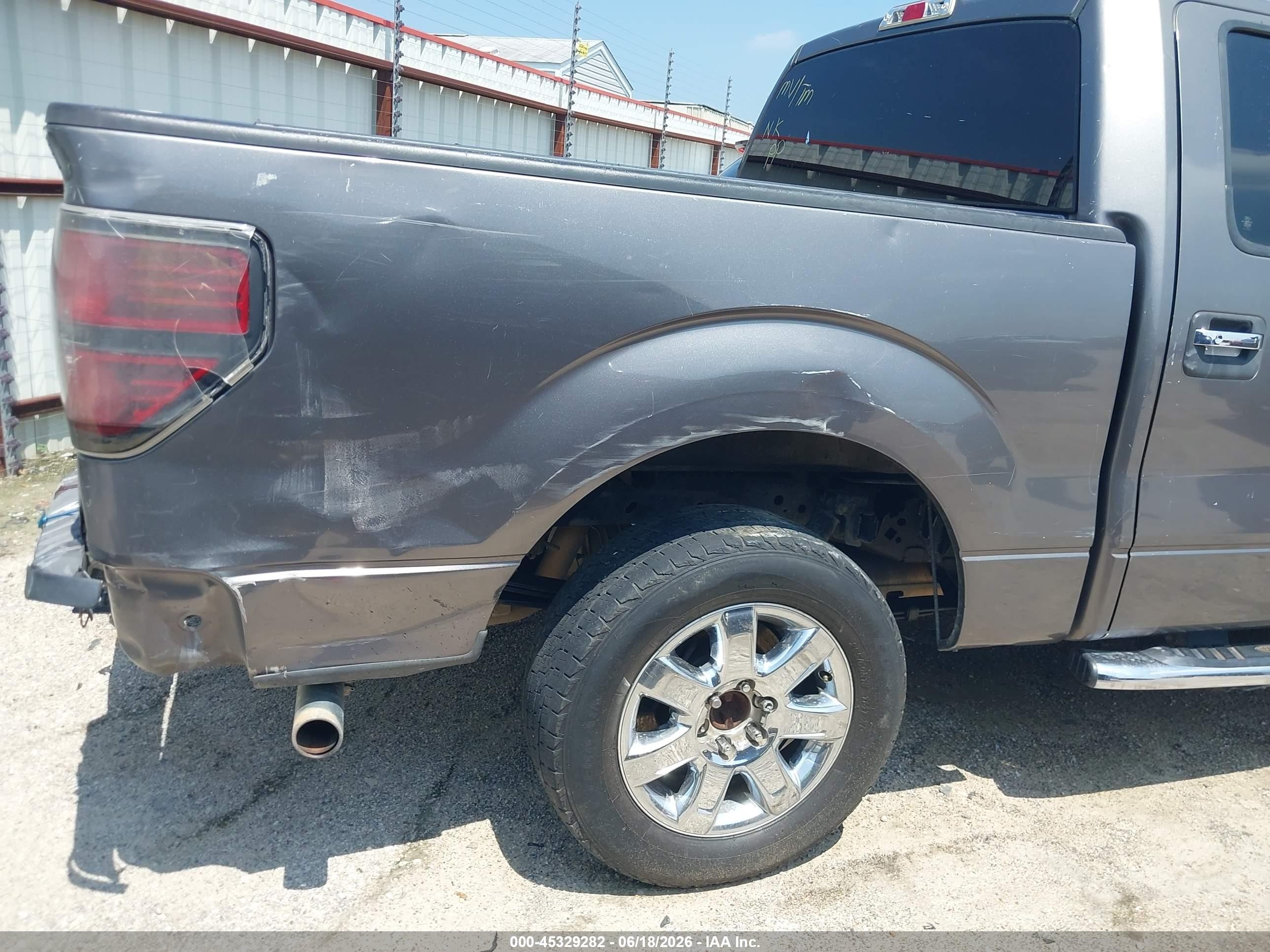 2013 Ford F-150 Xlt Gray vin: 1FTEW1CM8DKG07640