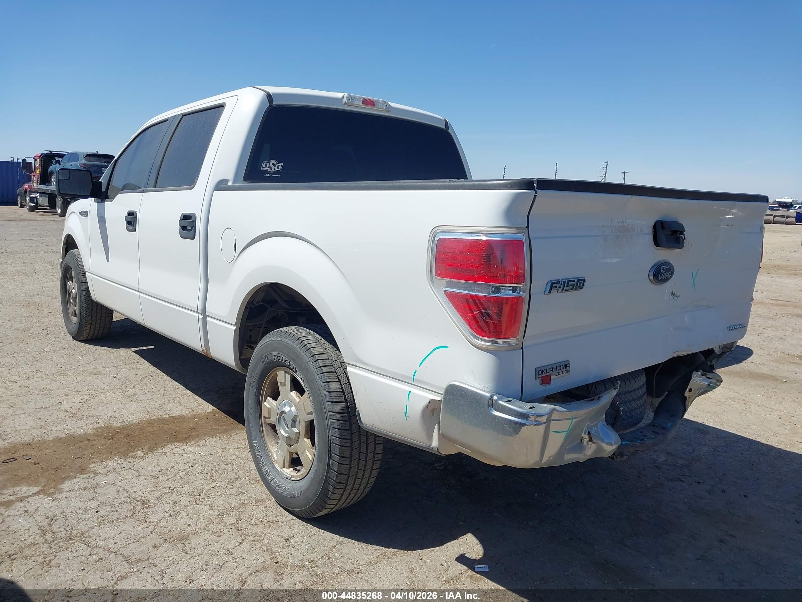 2014 Ford F-150 Xlt White vin: 1FTEW1CM8EFA69497
