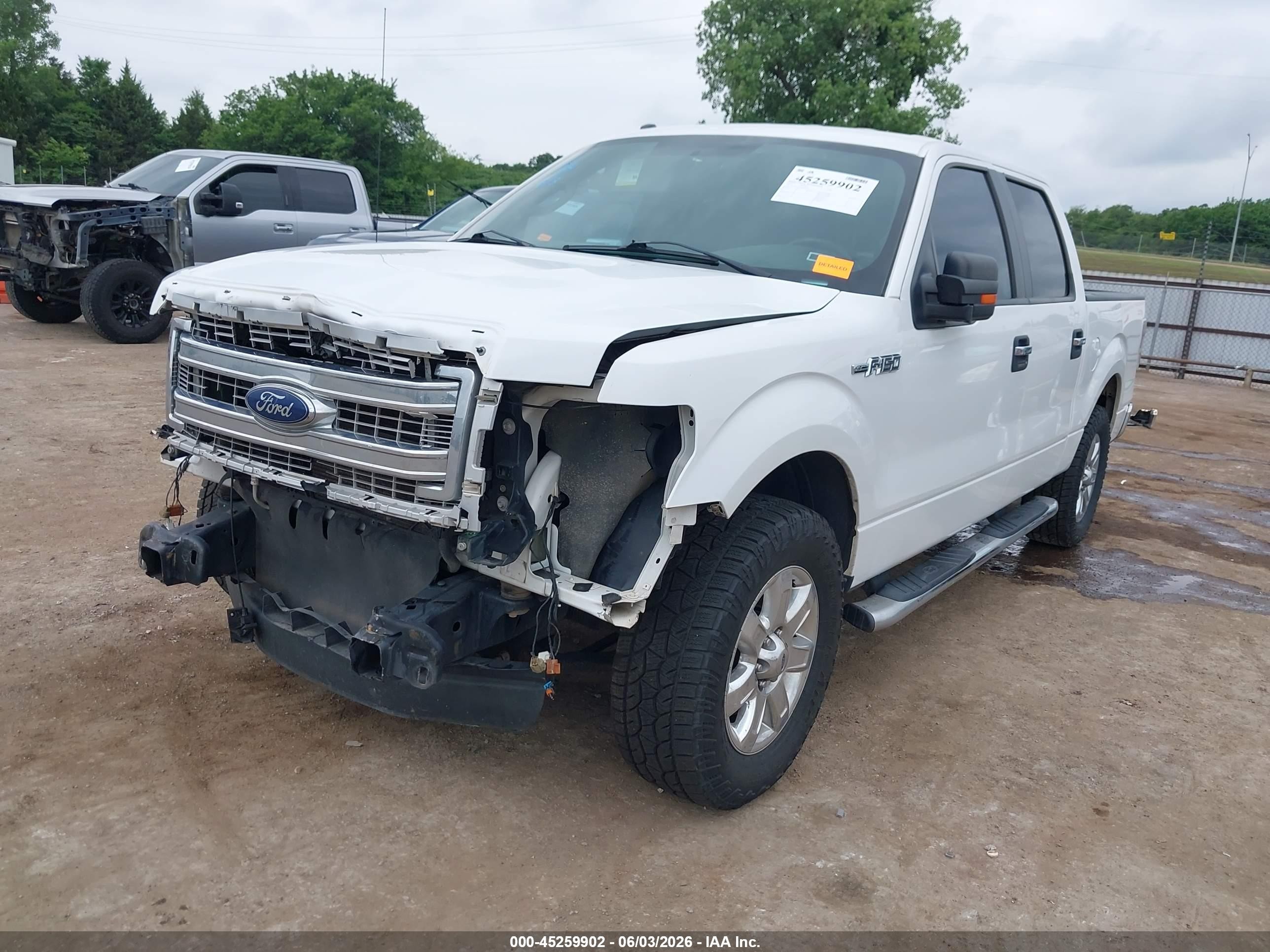 2014 Ford F150 Supercrew Белый vin: 1FTEW1CM8EKD30277
