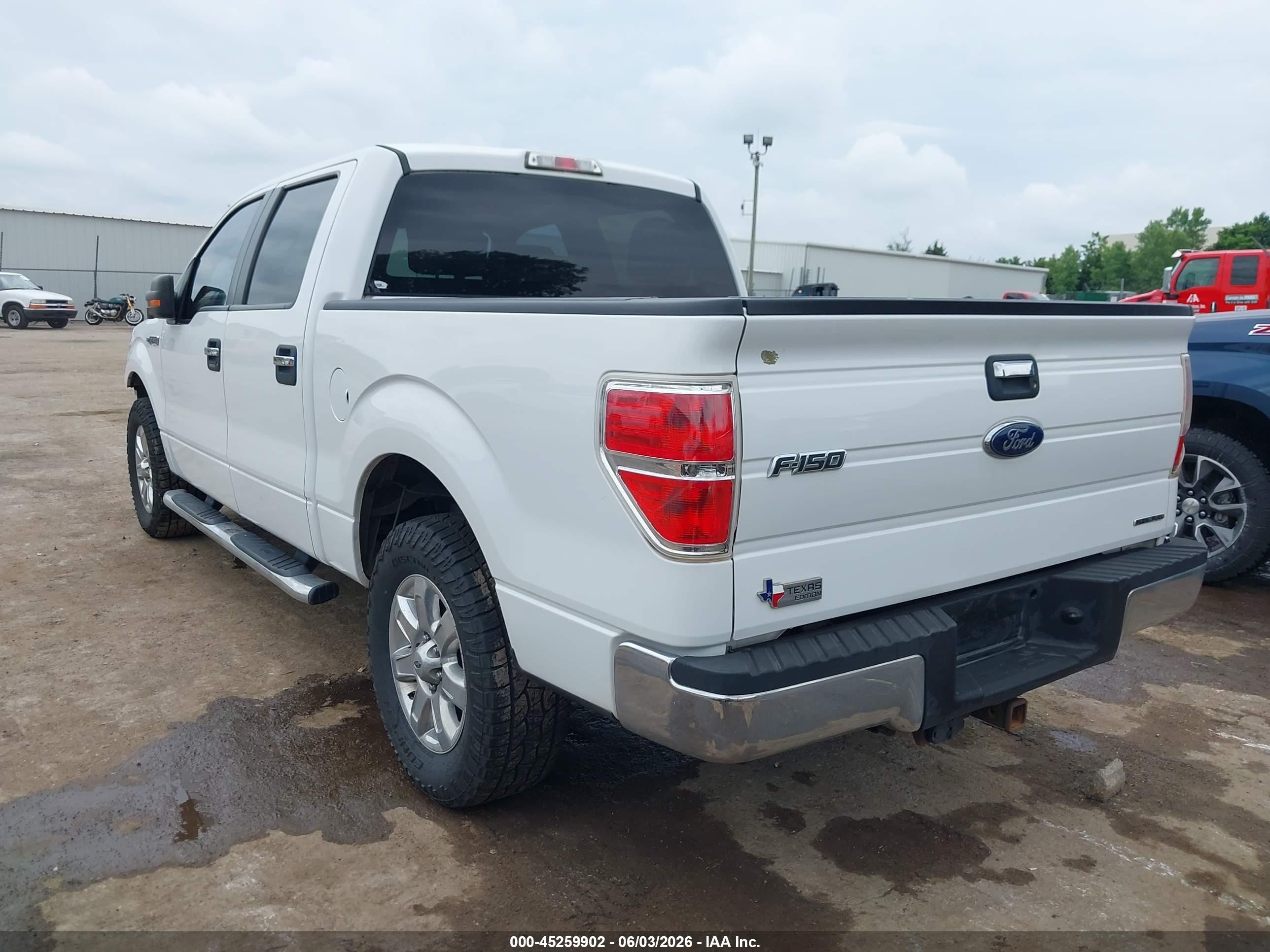 2014 Ford F150 Supercrew Белый vin: 1FTEW1CM8EKD30277