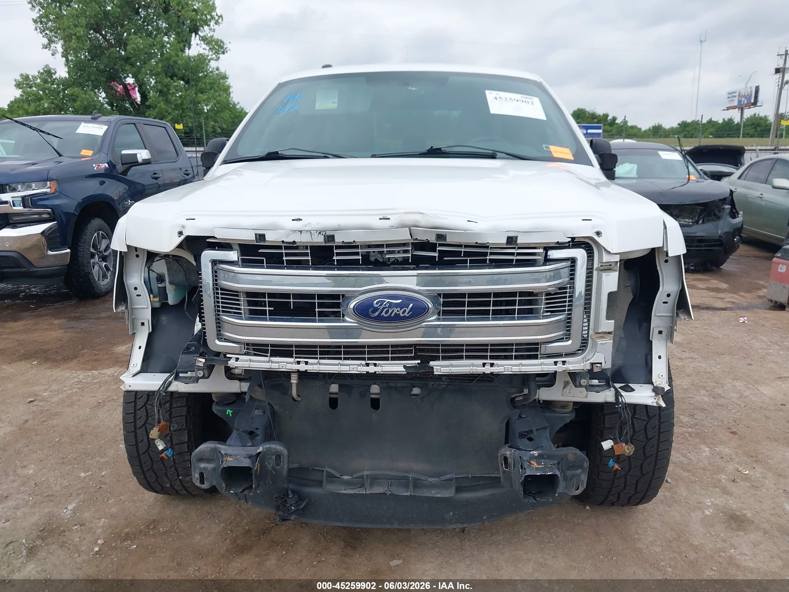 2014 Ford F150 Supercrew Белый vin: 1FTEW1CM8EKD30277