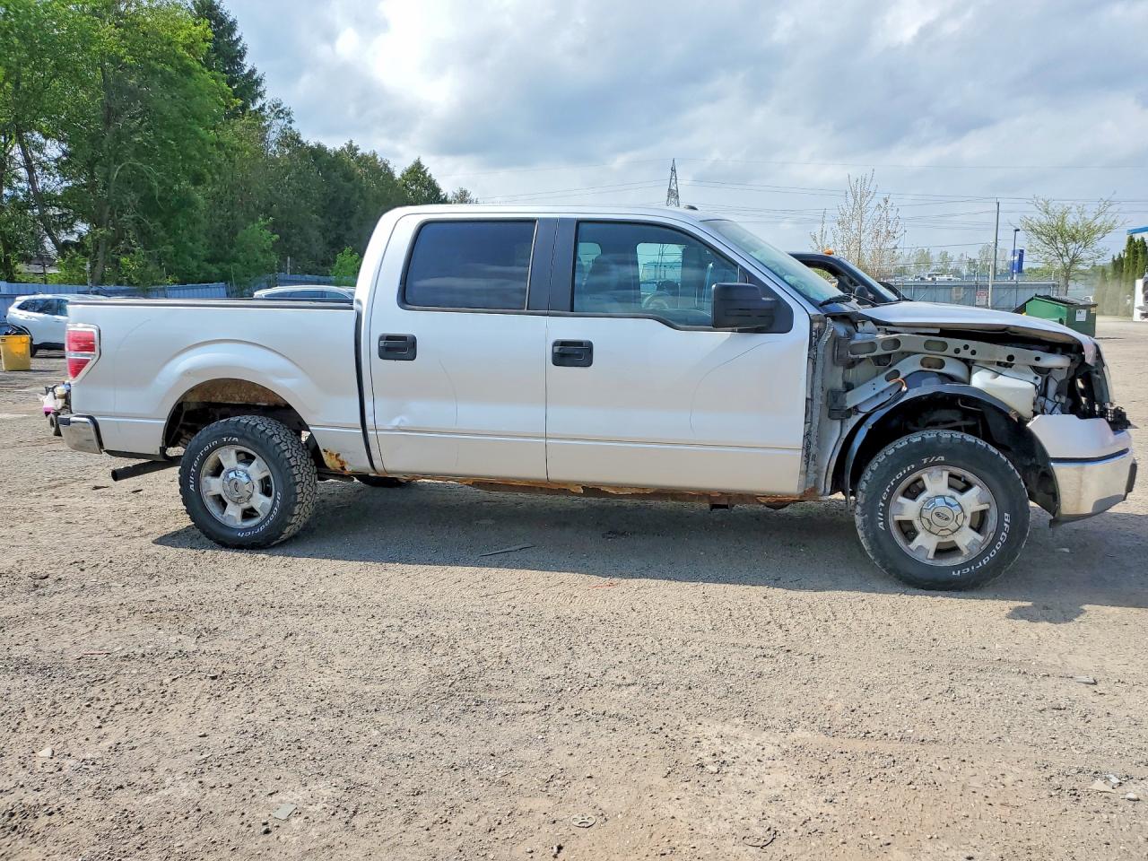 2011 Ford F150 Supercrew Silver vin: 1FTEW1CM9BFA15931