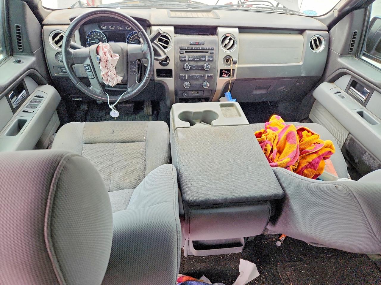 2012 Ford F150 Supercrew Серый vin: 1FTEW1CM9CFC02118