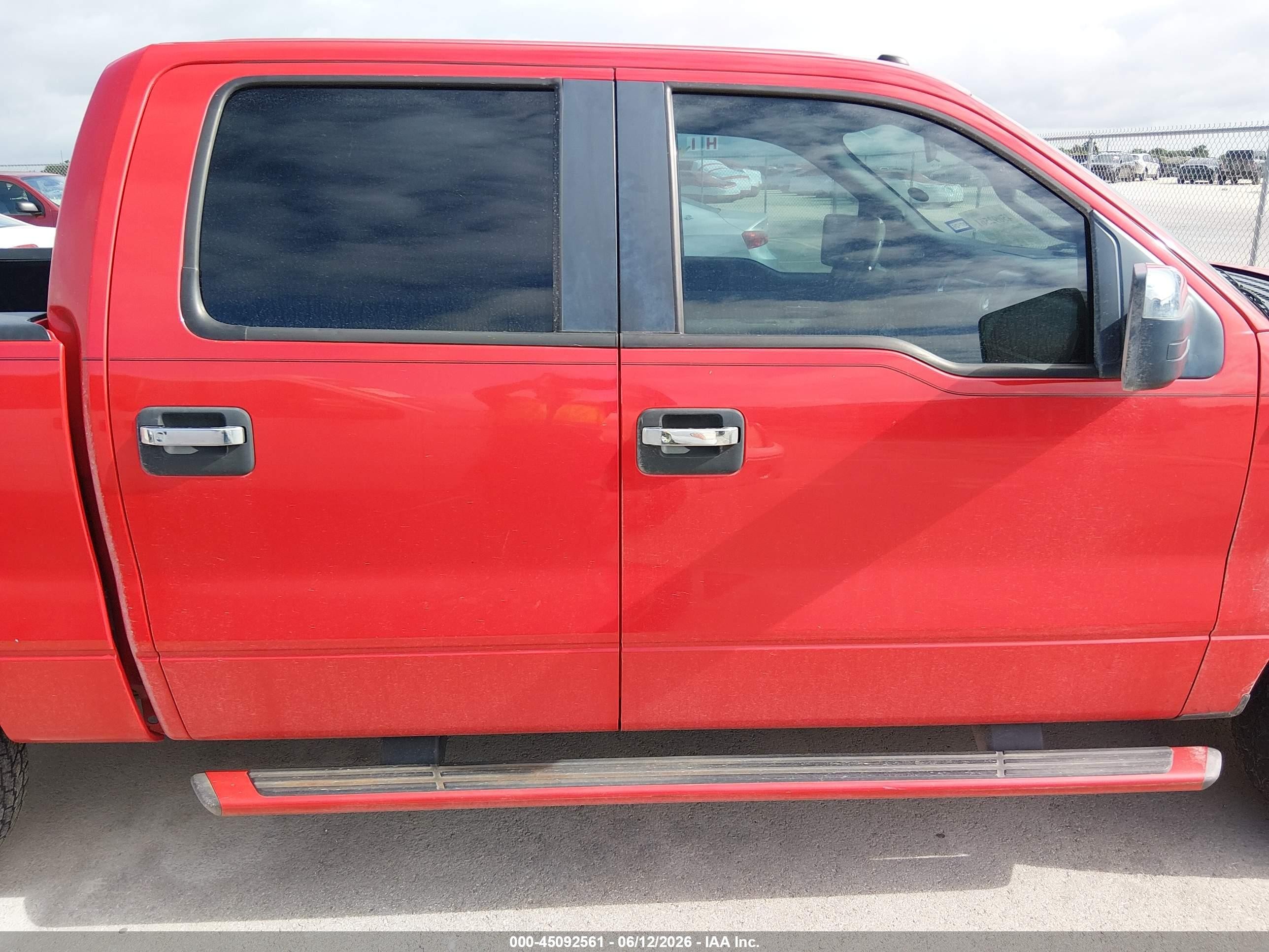 2012 Ford F-150 Xlt Red vin: 1FTEW1CM9CKD48669