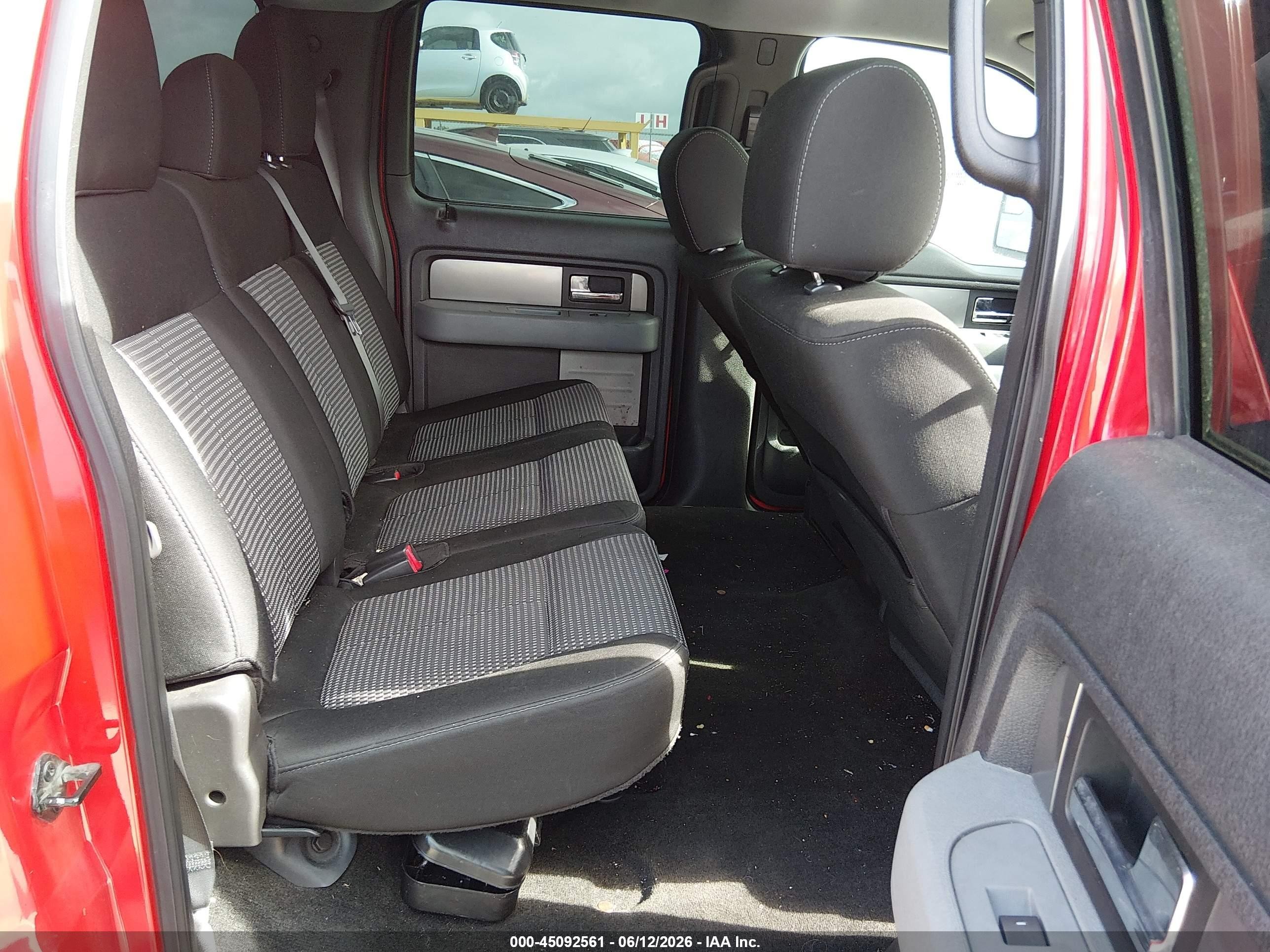 2012 Ford F-150 Xlt Red vin: 1FTEW1CM9CKD48669