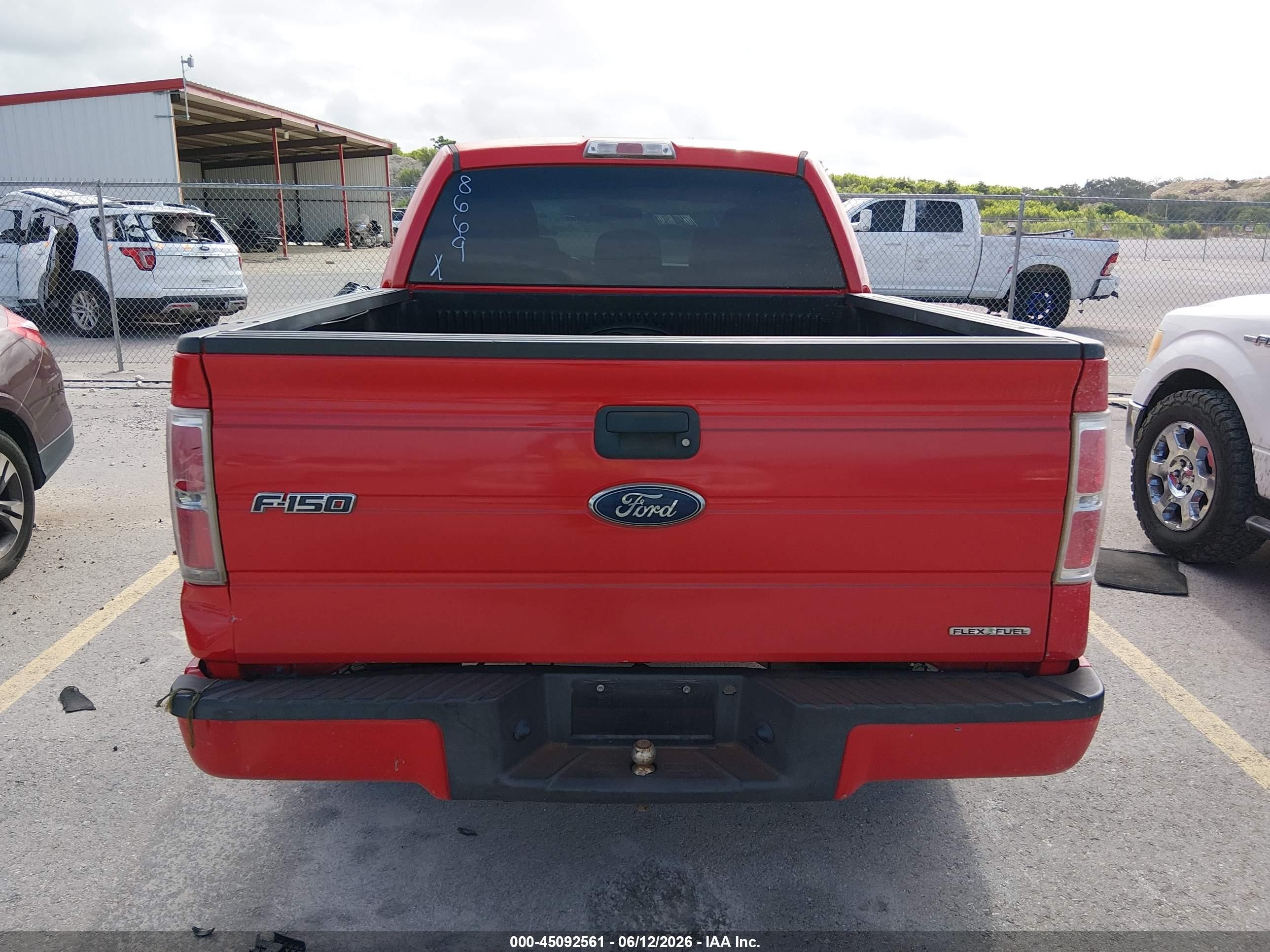 2012 Ford F-150 Xlt Red vin: 1FTEW1CM9CKD48669