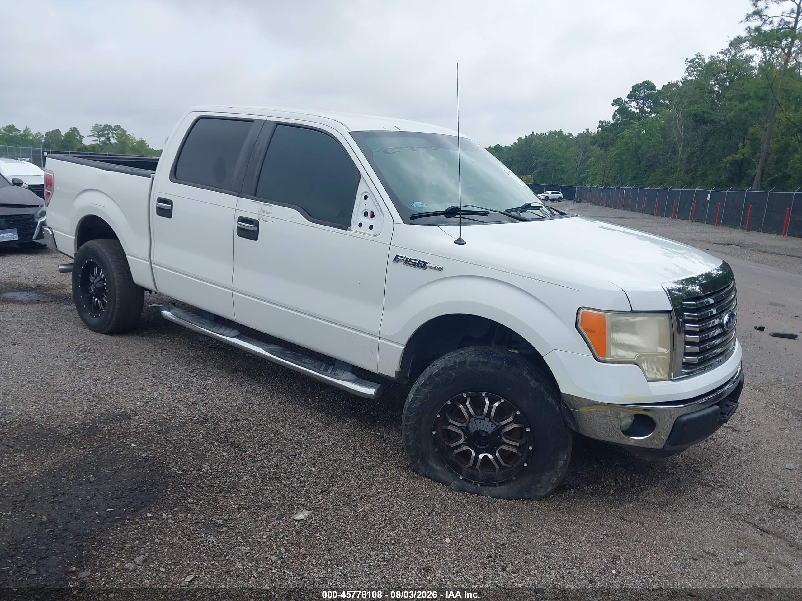 2012 Ford F-150 Xlt White vin: 1FTEW1CM9CKD63575