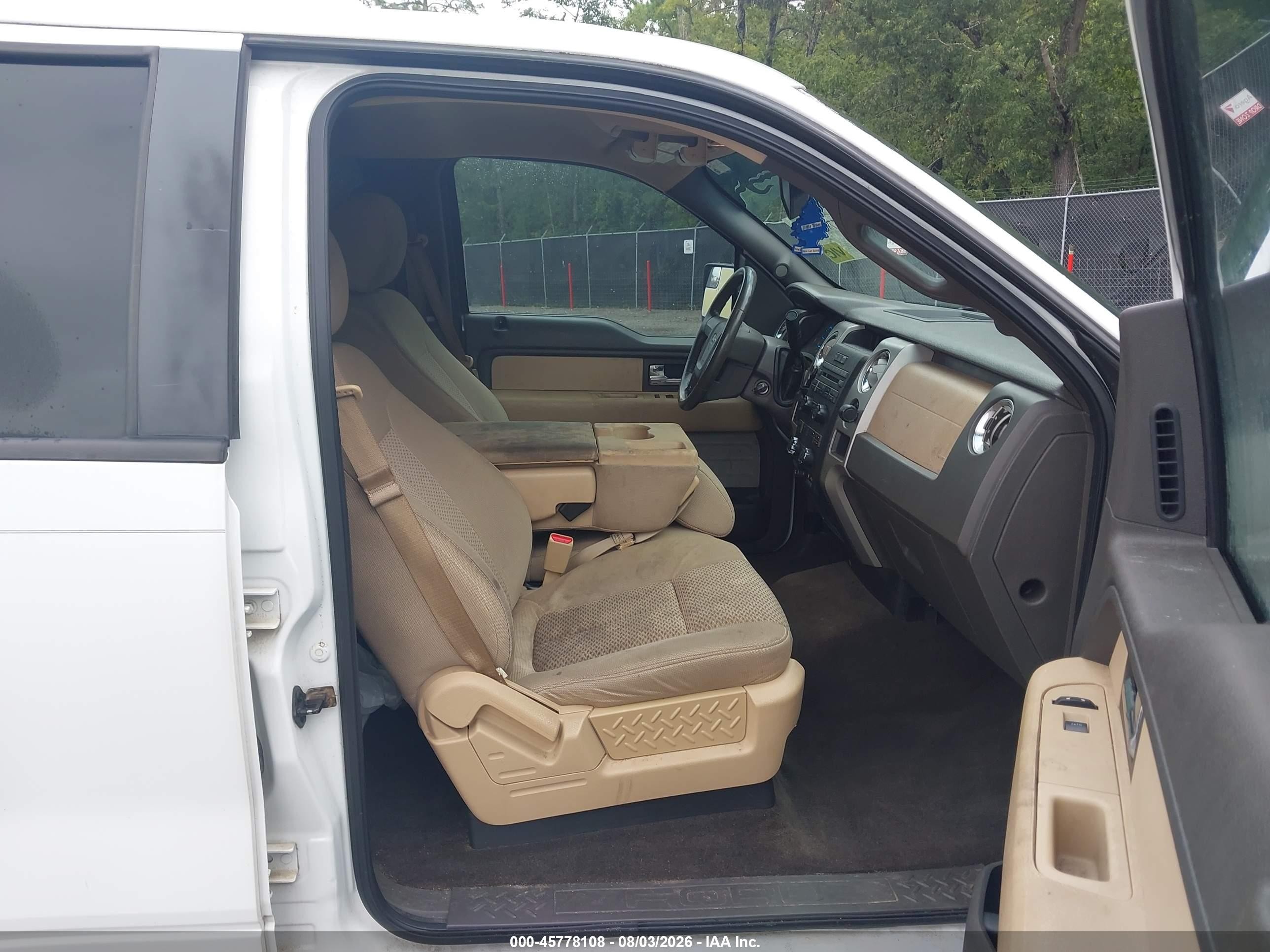 2012 Ford F-150 Xlt White vin: 1FTEW1CM9CKD63575