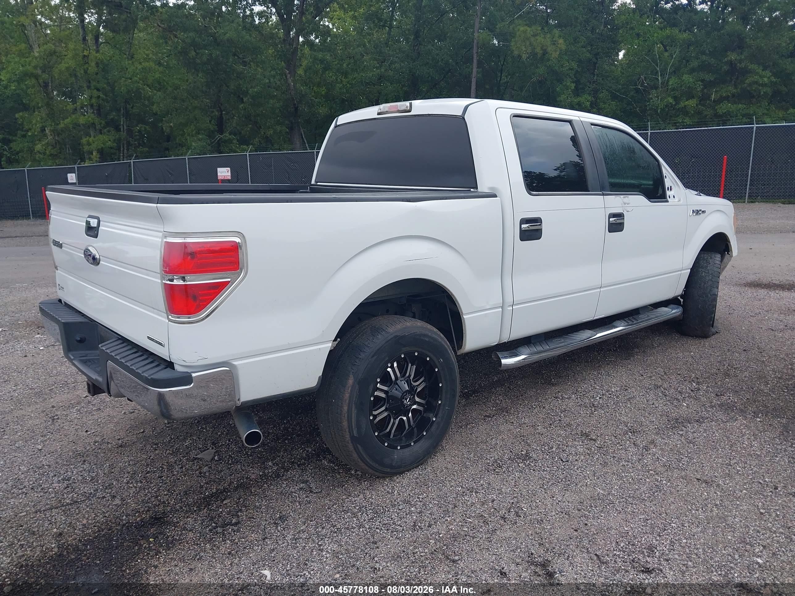 2012 Ford F-150 Xlt White vin: 1FTEW1CM9CKD63575
