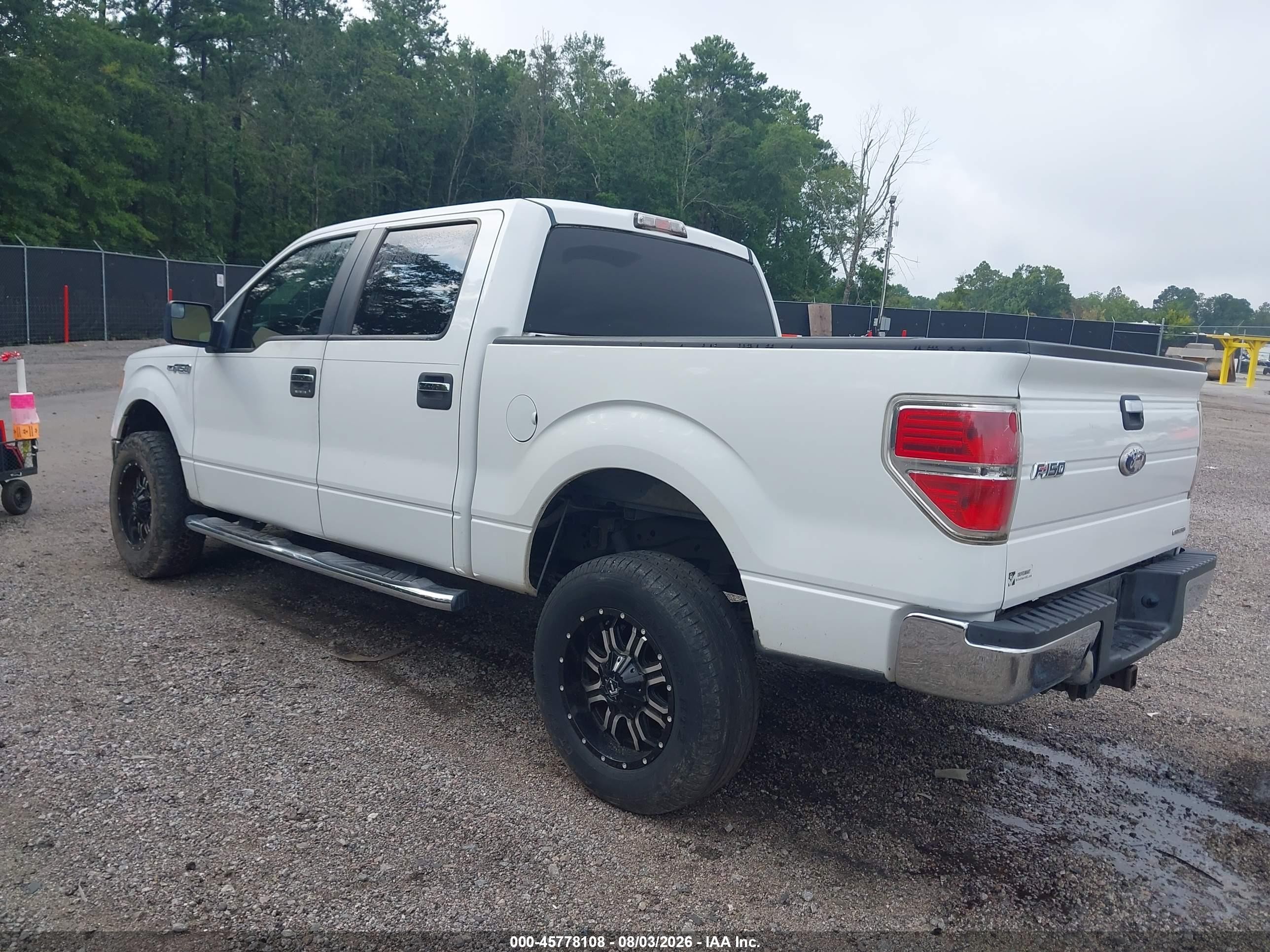 2012 Ford F-150 Xlt White vin: 1FTEW1CM9CKD63575